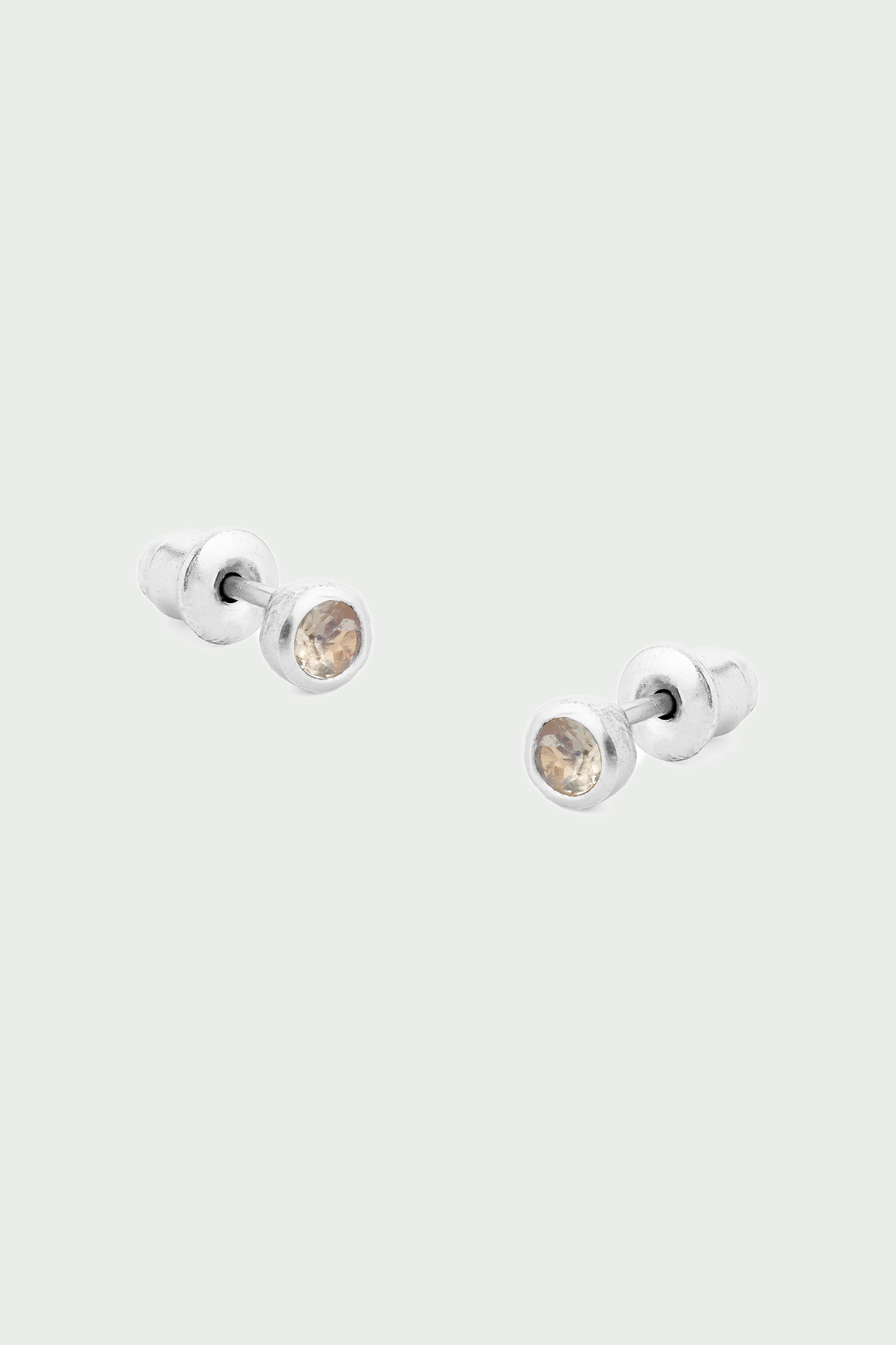 Birthstone Stud Earrings