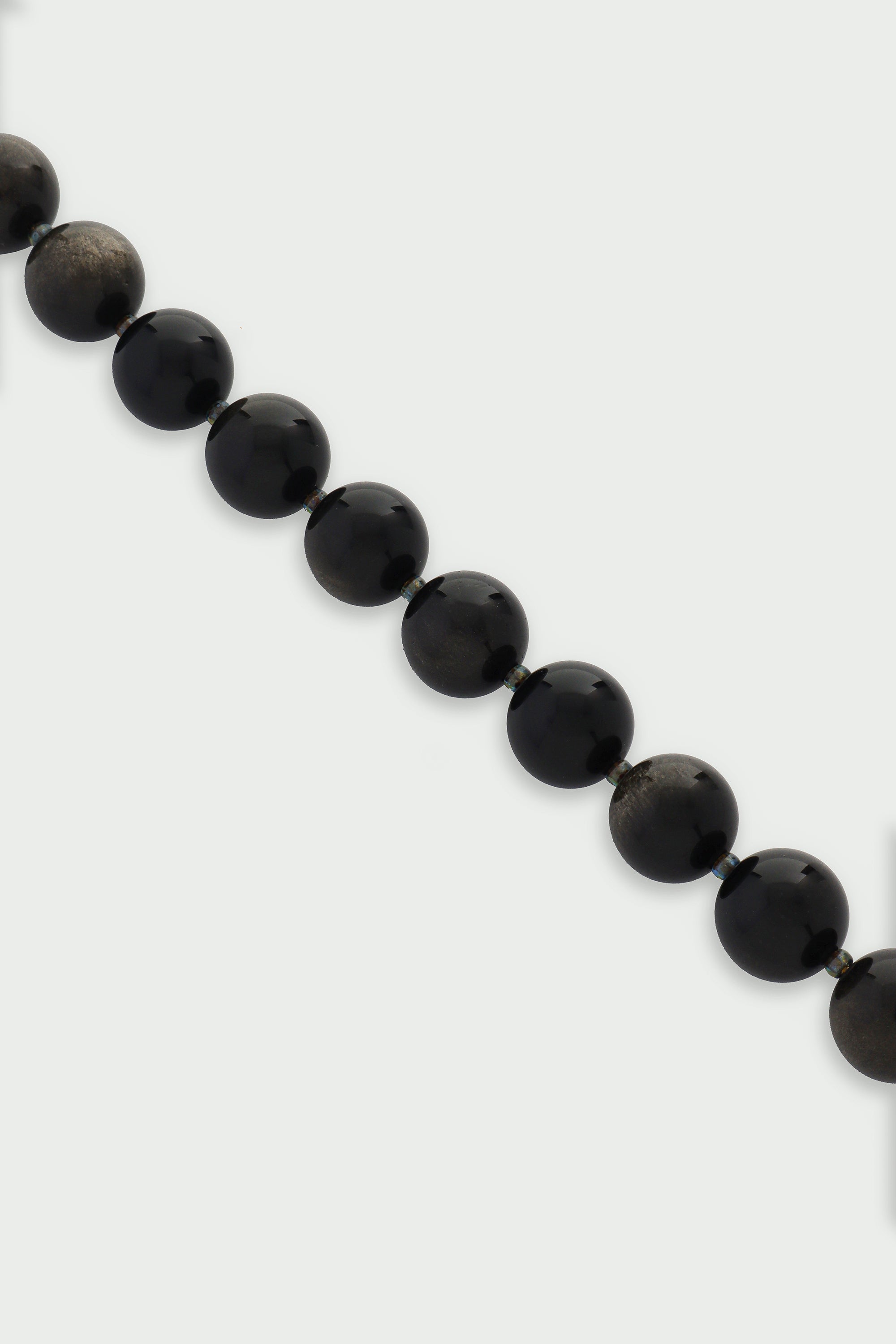 Golden Obsidian Large Beaded Bracelet