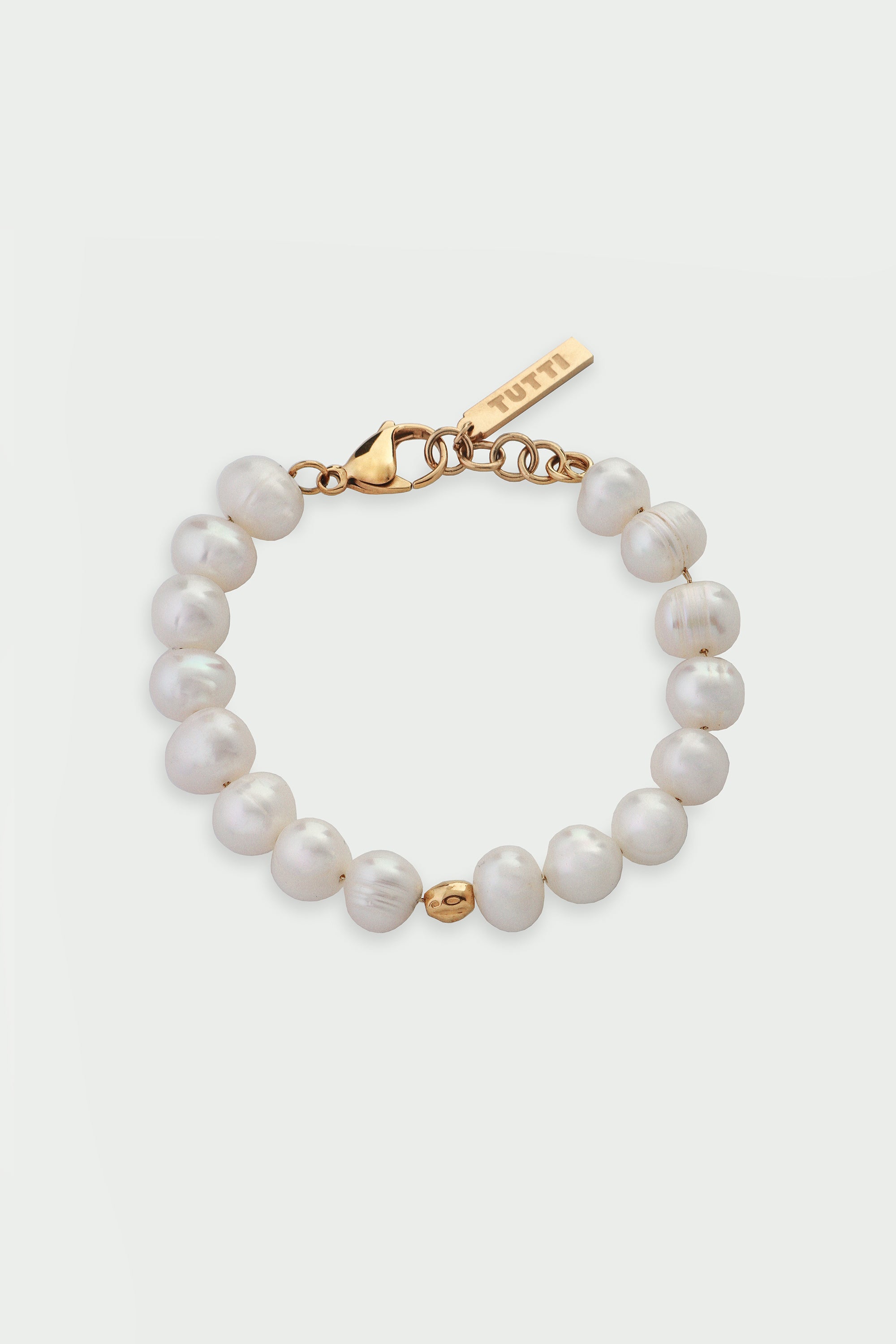 Freshwater Pearl Round Beaded Bracelet