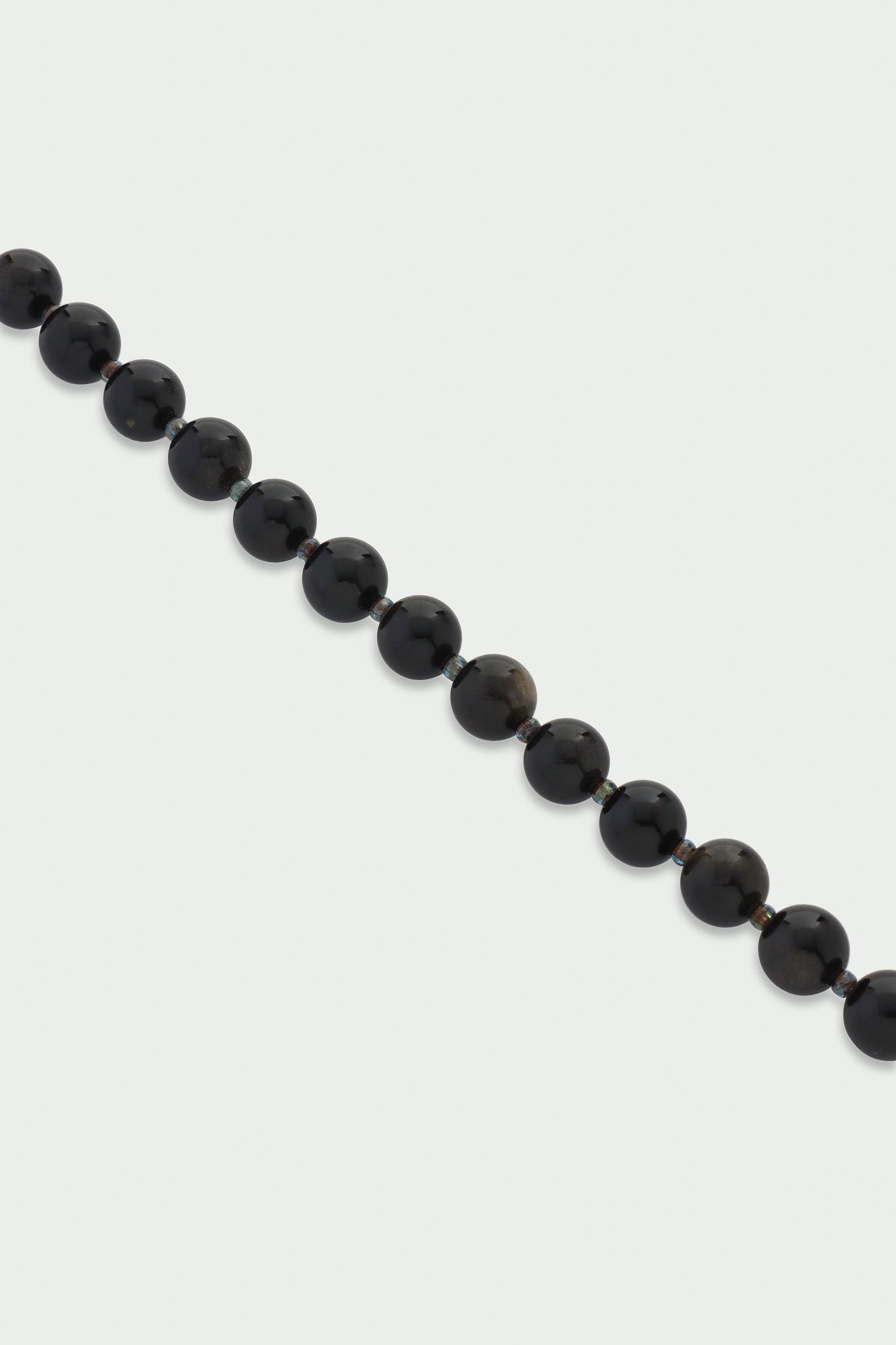 Golden Obsidian Small Beaded Bracelet