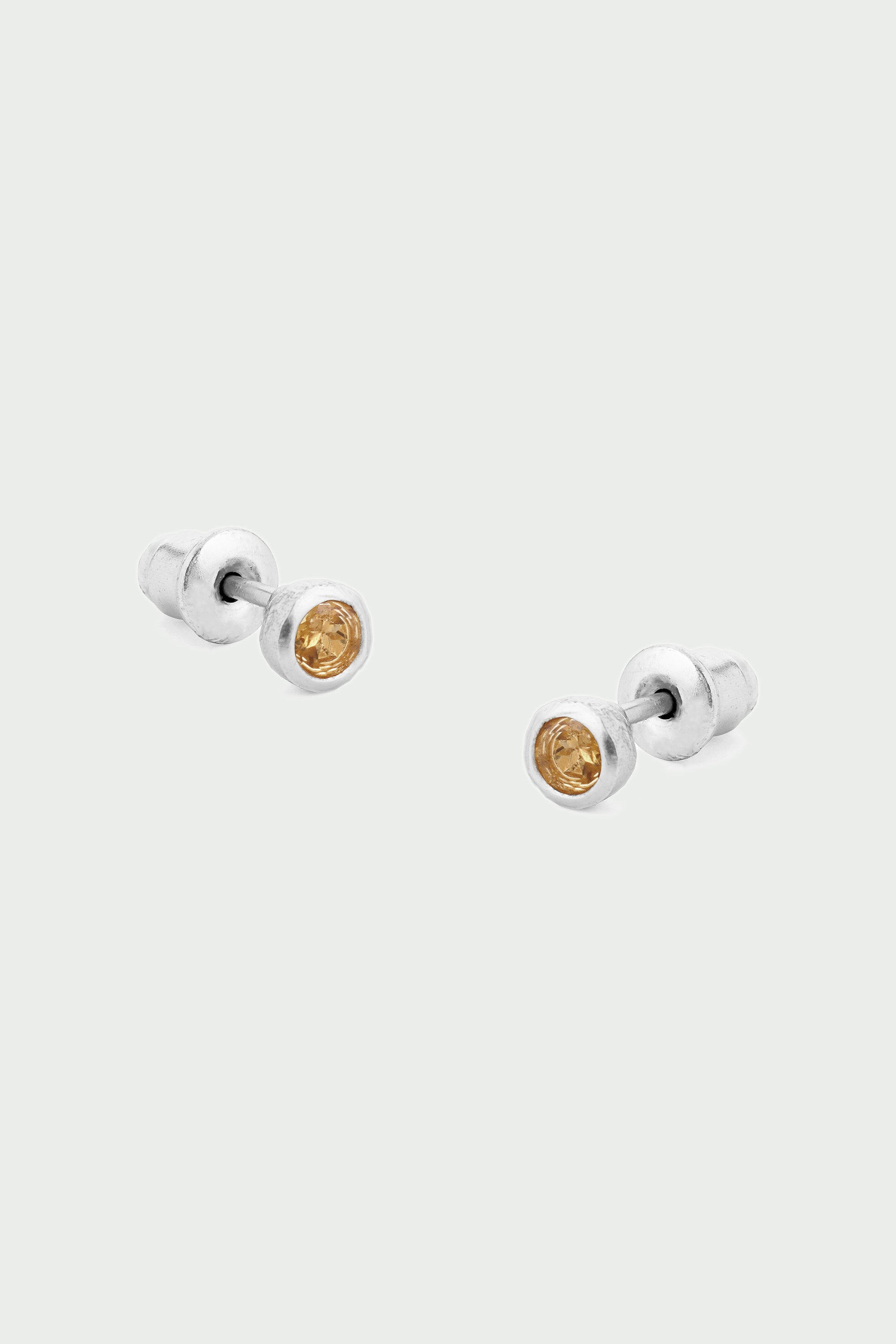 Birthstone Stud Earrings