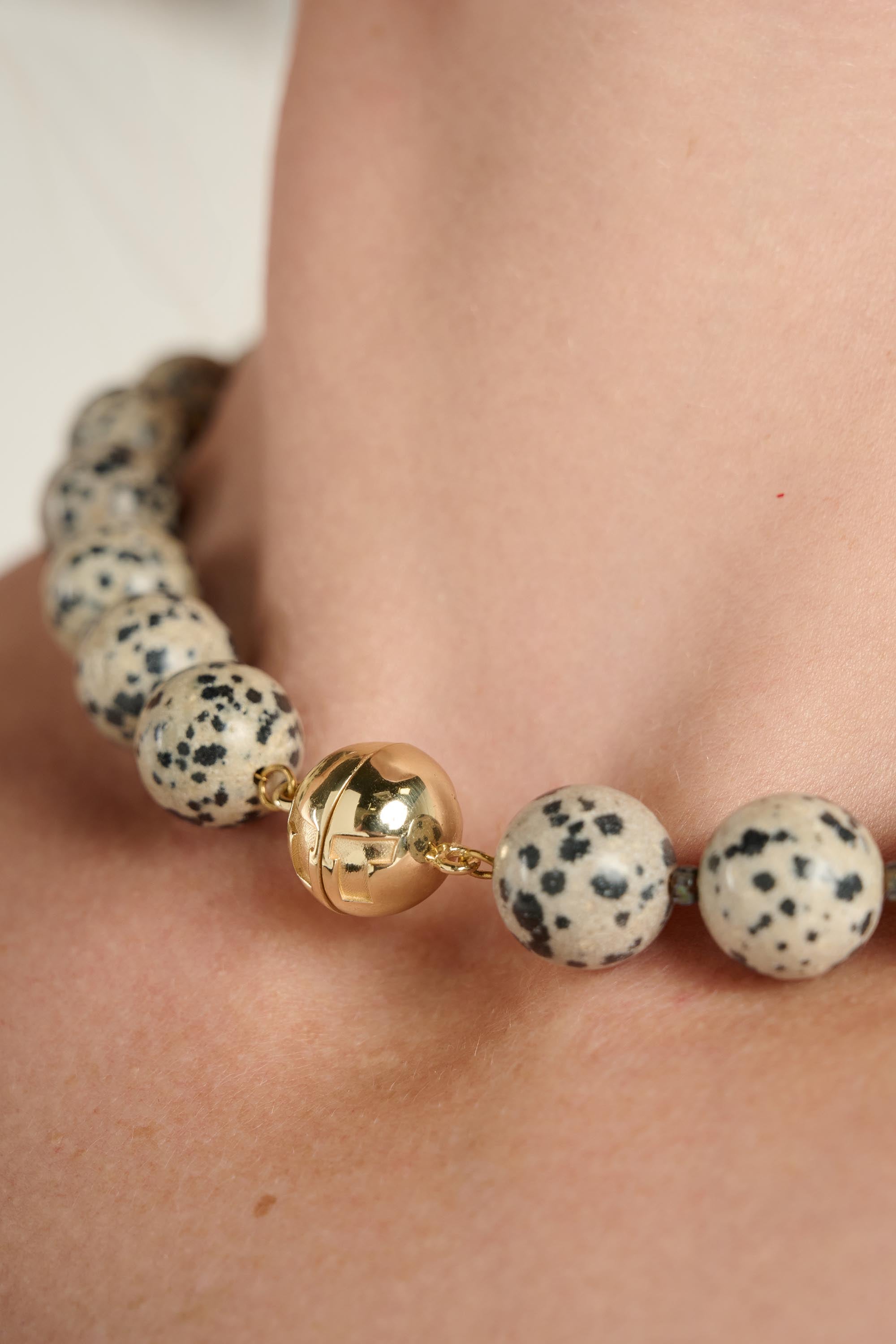 Jasper Large Beaded Necklace