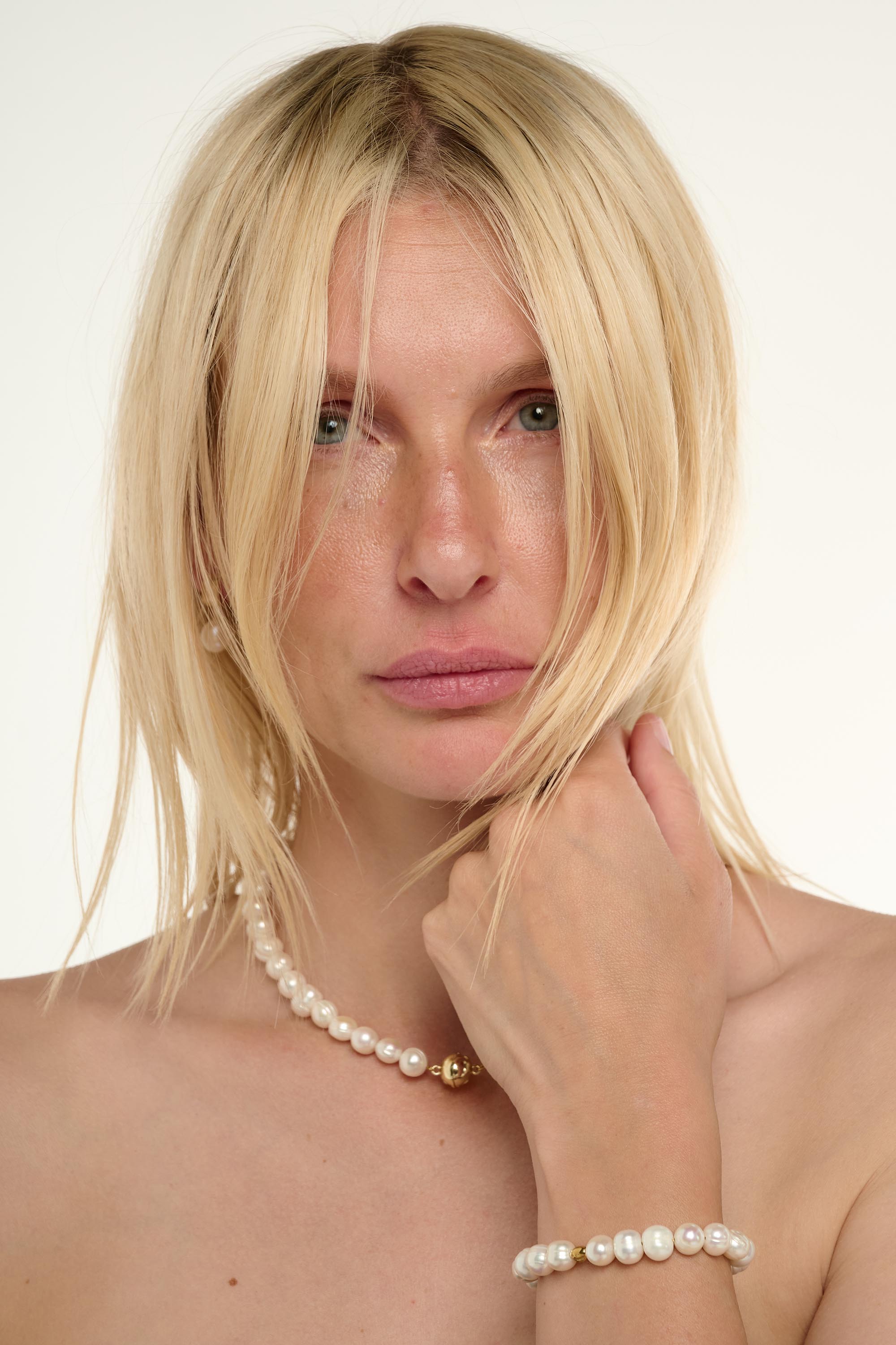 Freshwater Pearl Round Beaded Bracelet