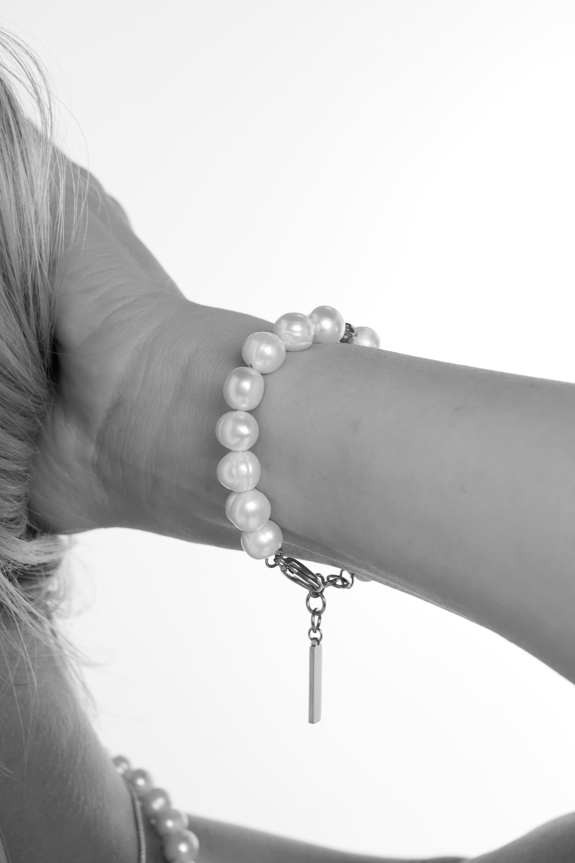 Freshwater Pearl Round Beaded Bracelet