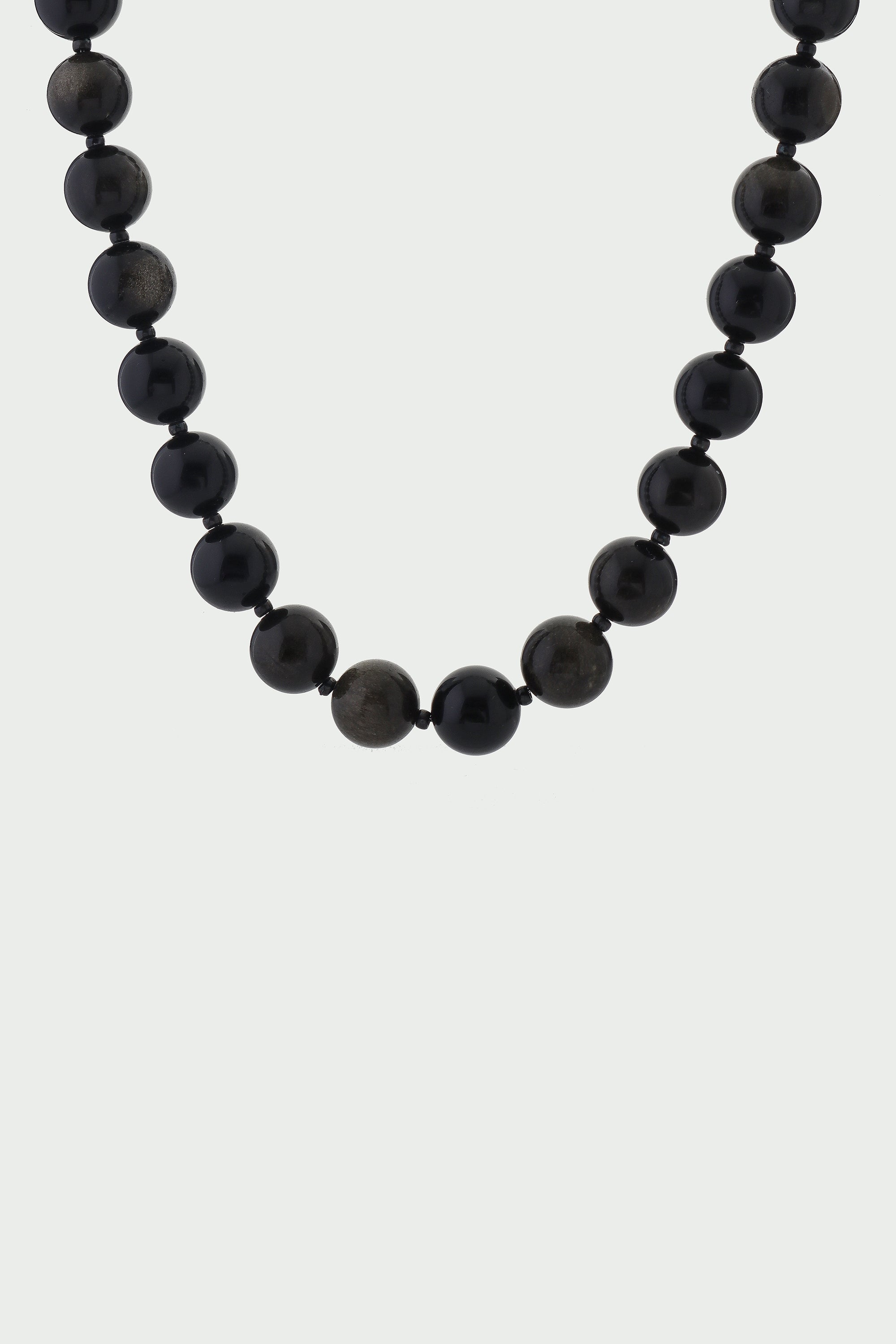 Golden Obsidian Large Beaded Necklace