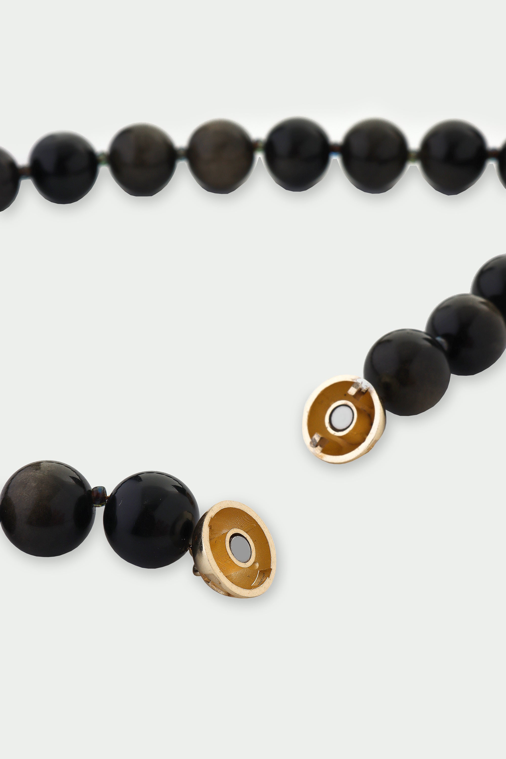 Golden Obsidian Large Beaded Necklace