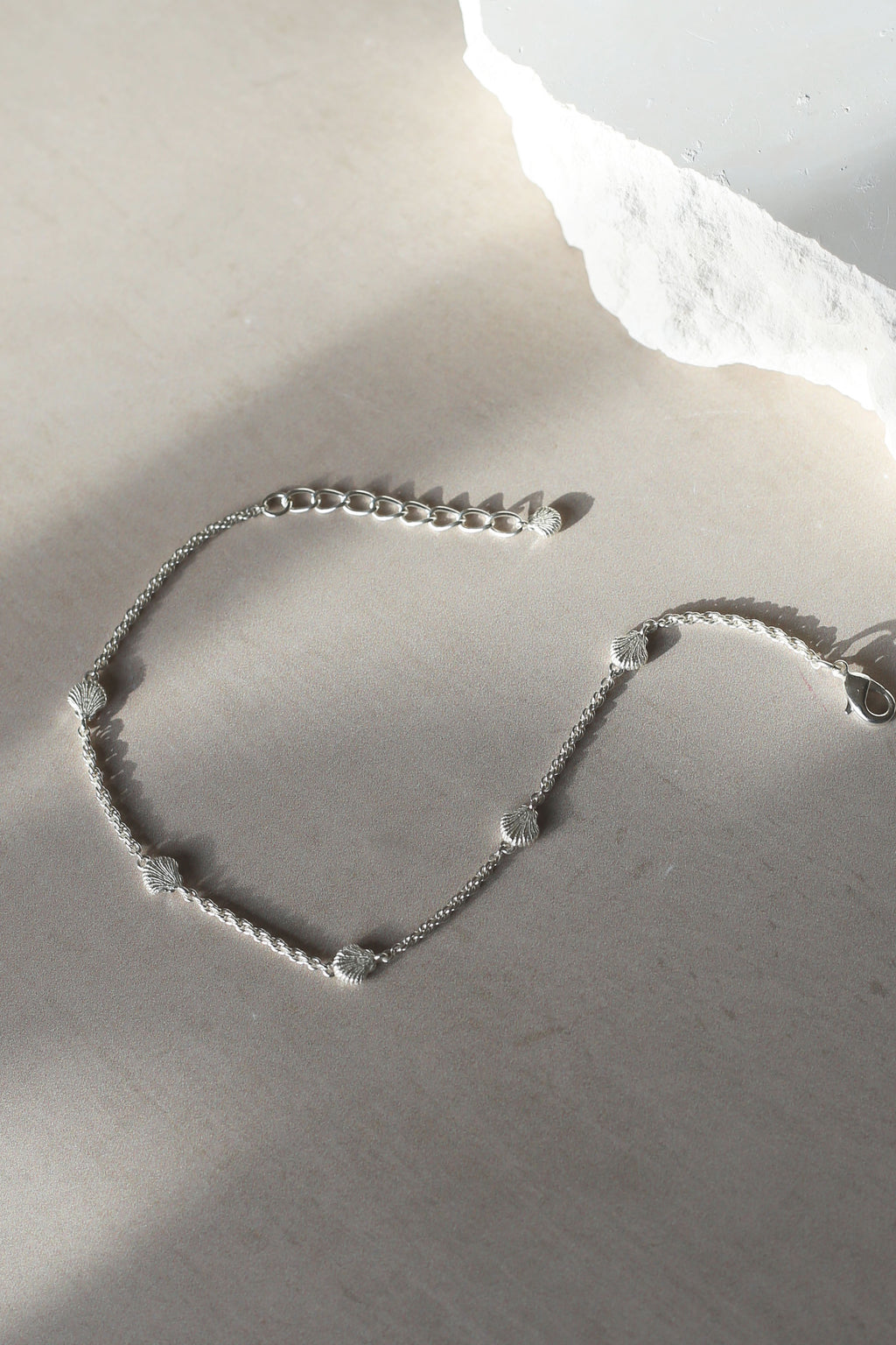 Shell Anklet Silver