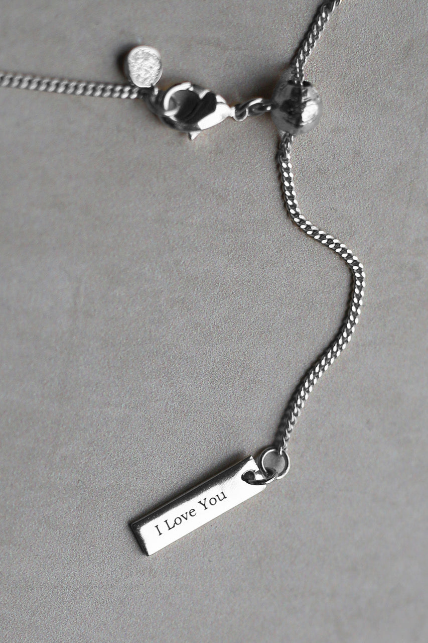 Distance Necklace Silver
