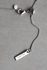 Distance Necklace Silver