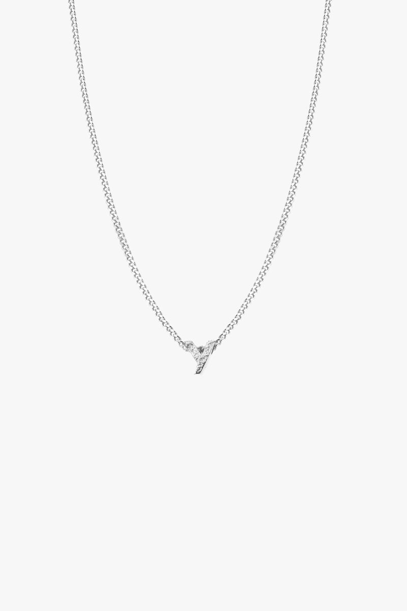 Alphabet Necklace Silver