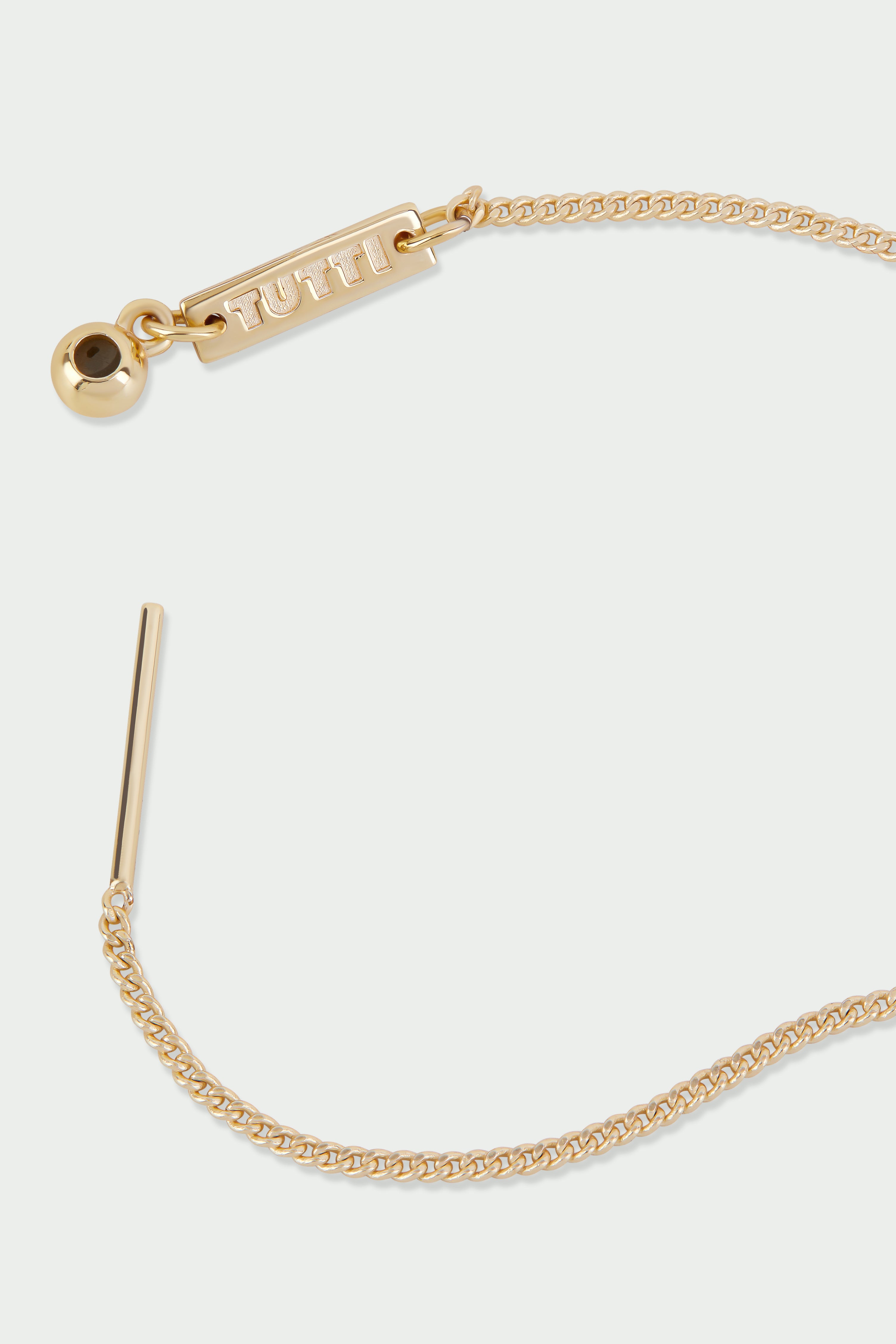 Curb Slider Necklace