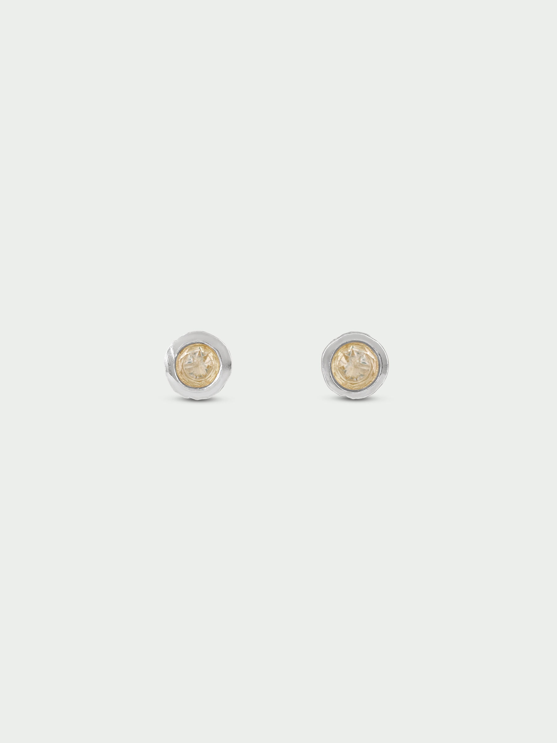 Birthstone Moonstone Stud Earrings
