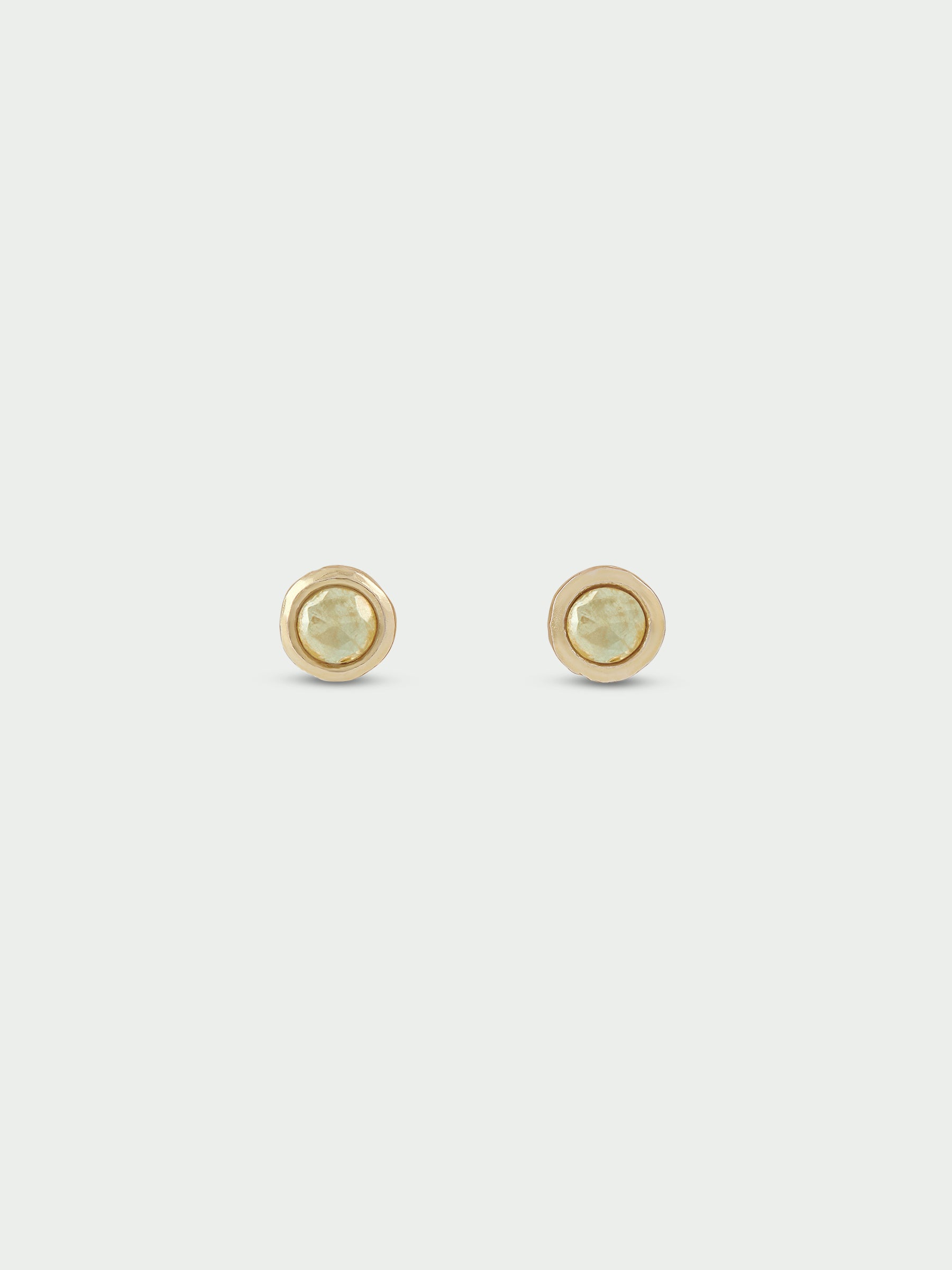 Birthstone Aquamarine Stud Earrings