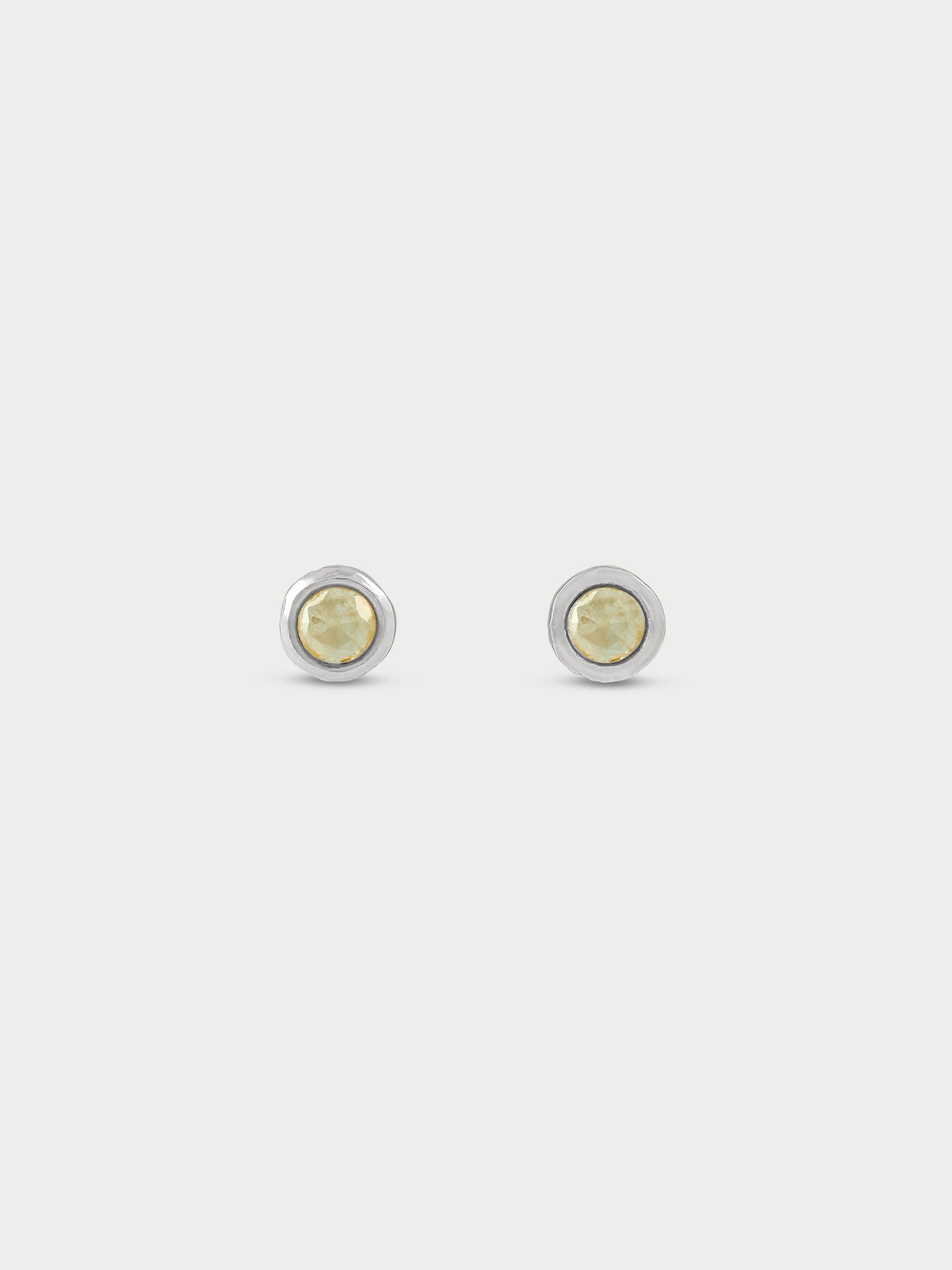 Birthstone Aquamarine Stud Earrings