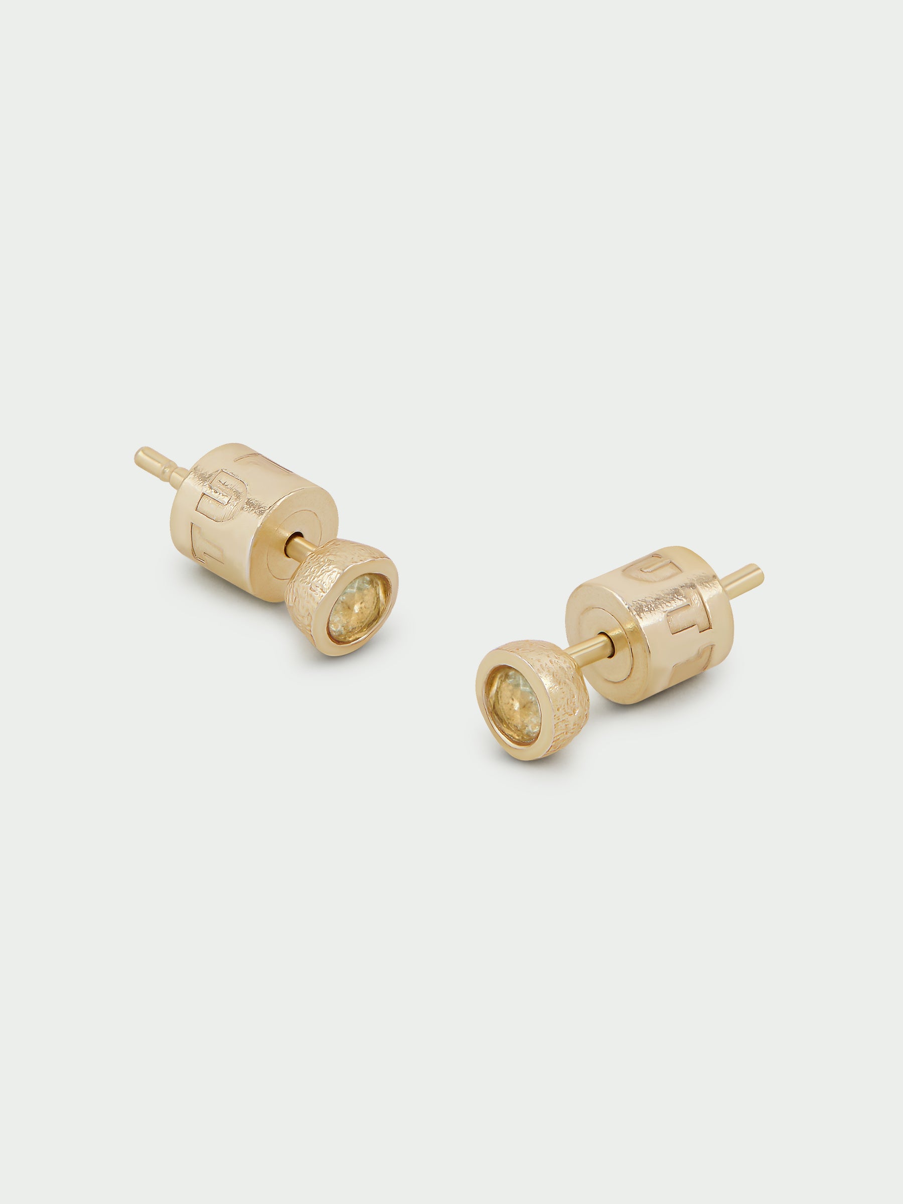 Birthstone Aquamarine Stud Earrings