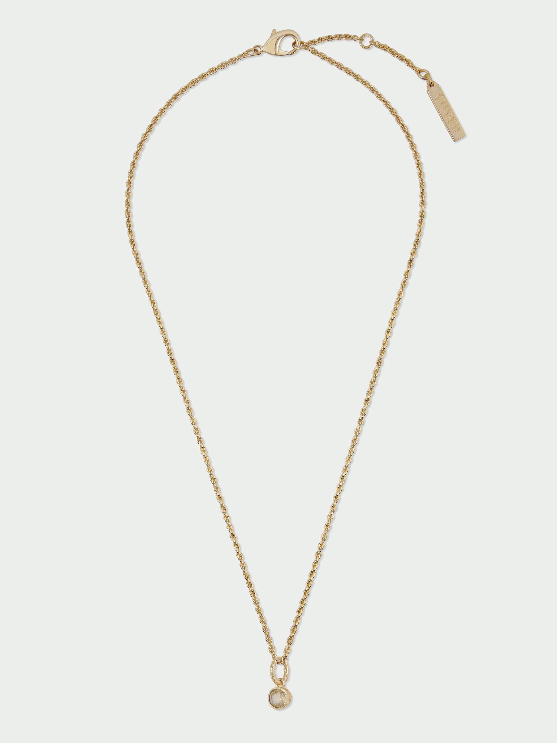 Birthstone Moonstone Necklace