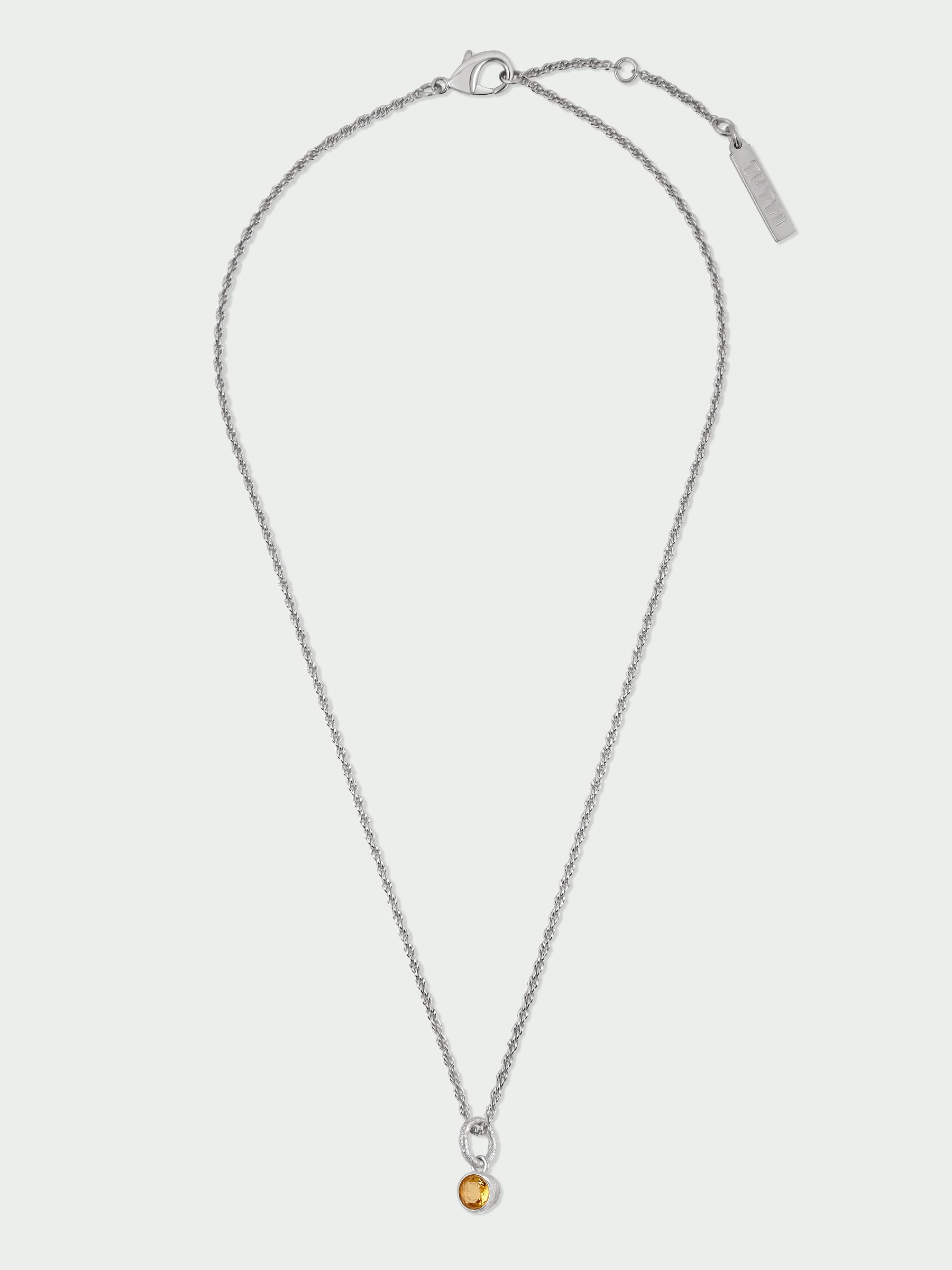 Birthstone Citrine Necklace