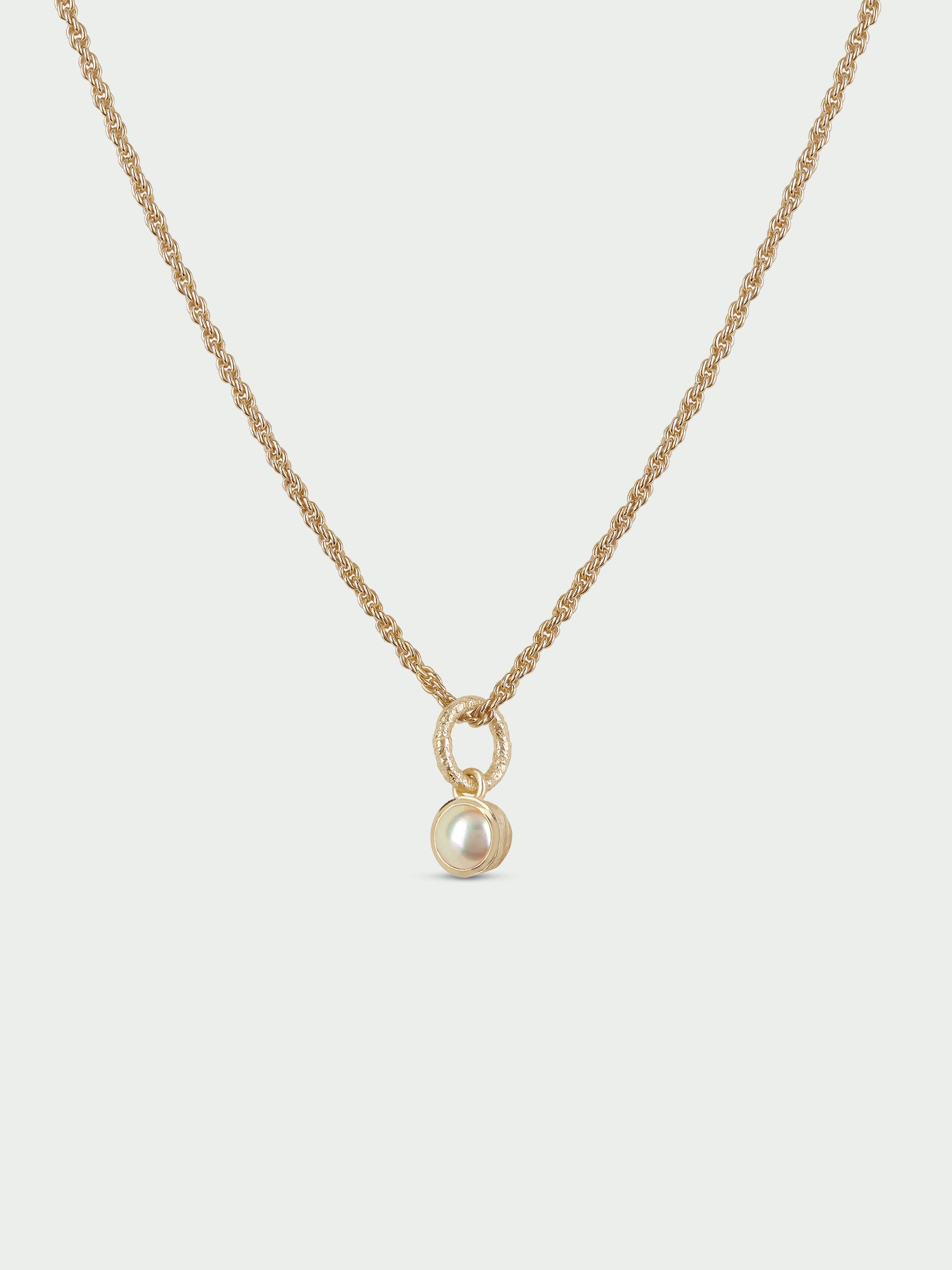 Birthstone Pearl Necklace