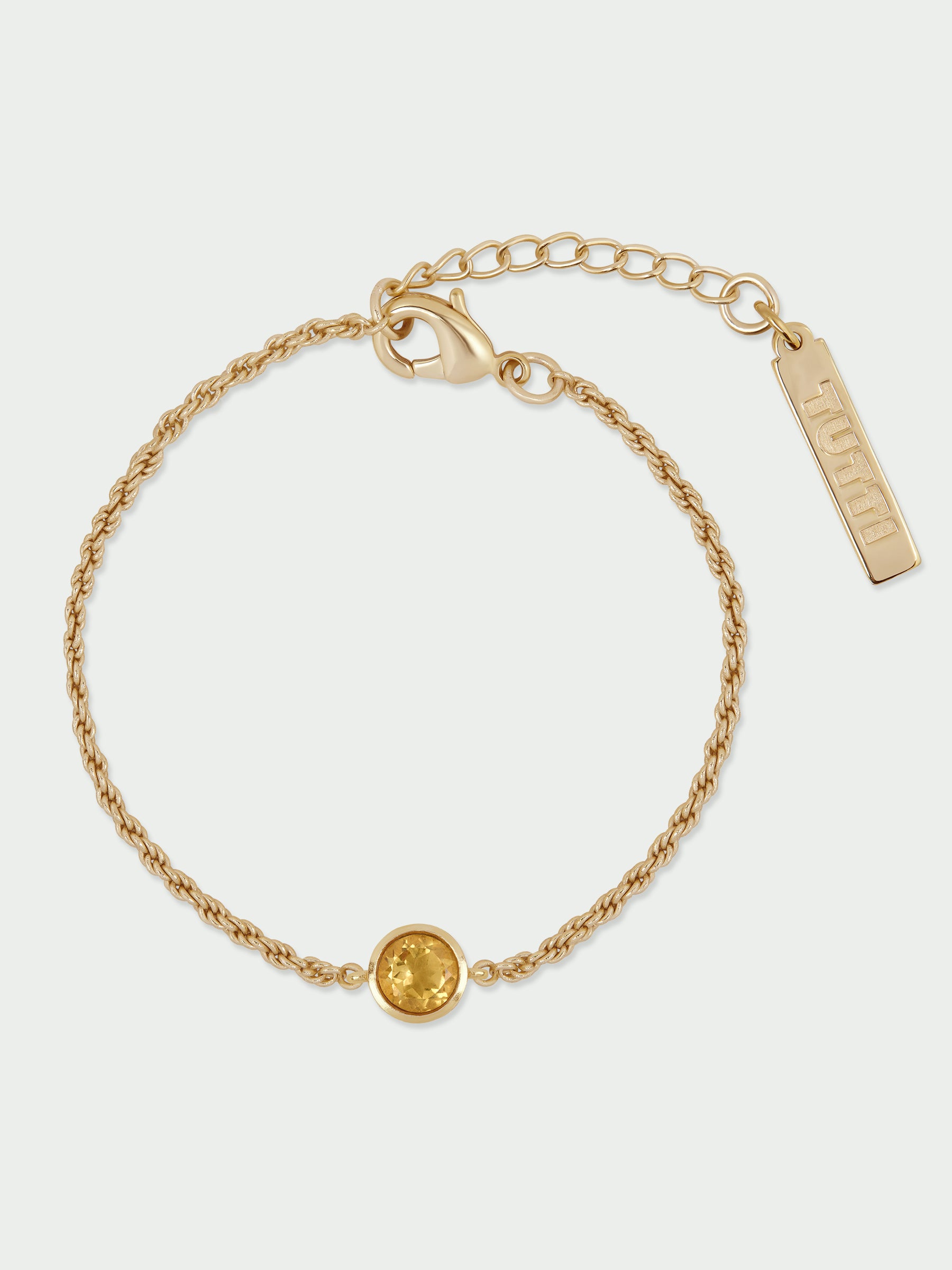 Birthstone Citrine Bracelet