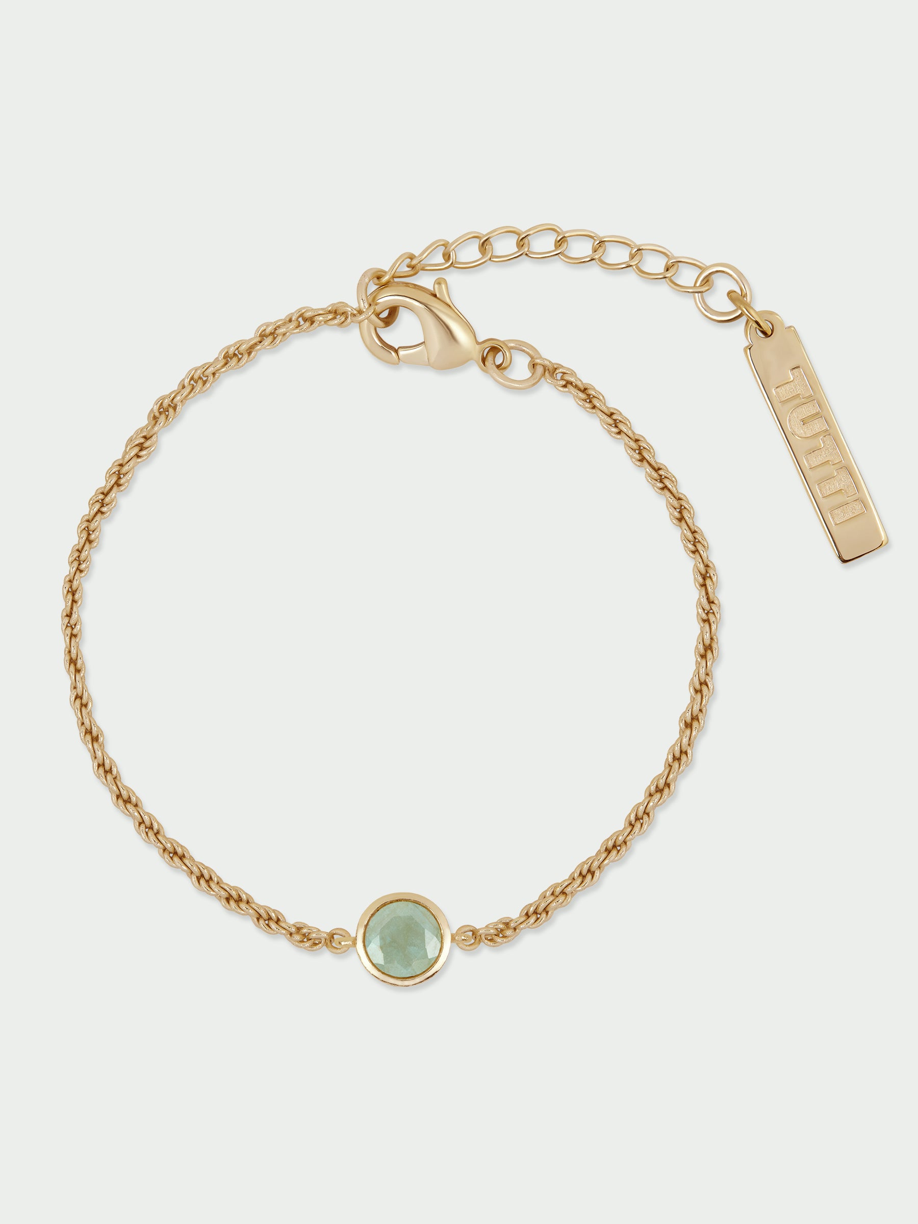 Birthstone Aquamarine Bracelet