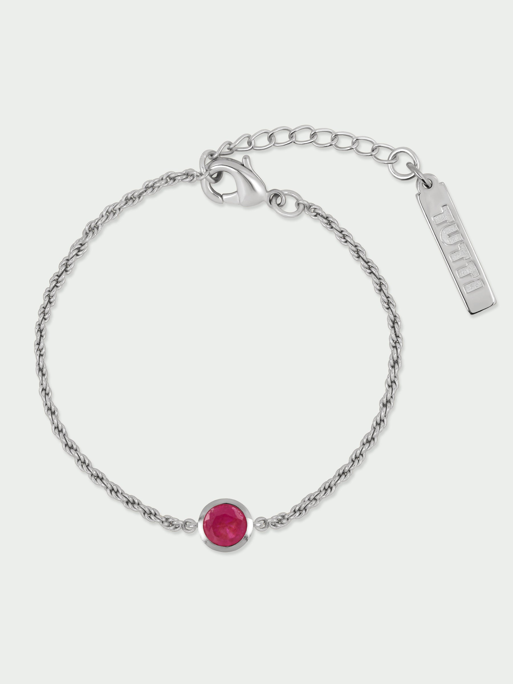 Birthstone Ruby Bracelet