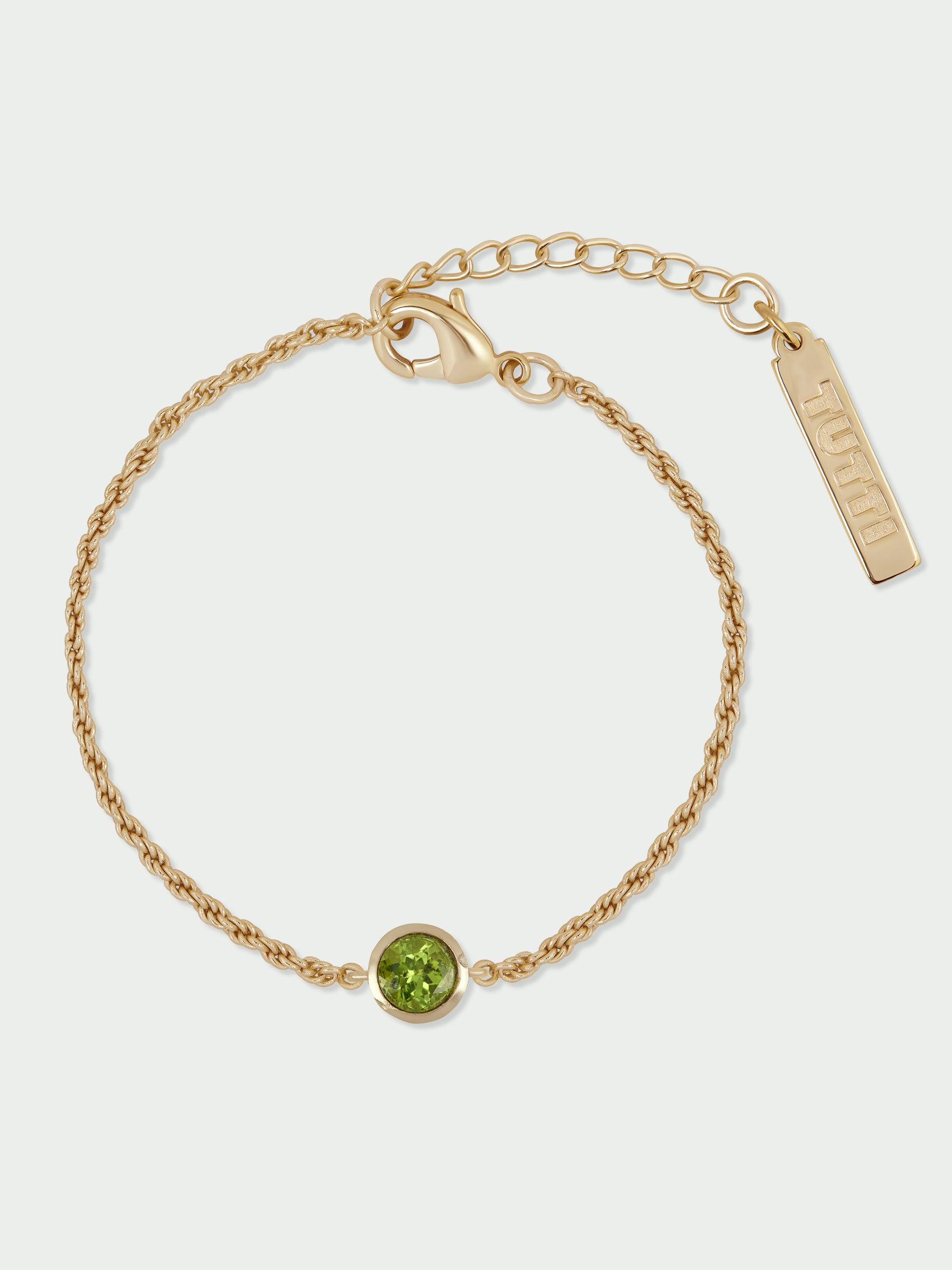 Birthstone Peridot Bracelet