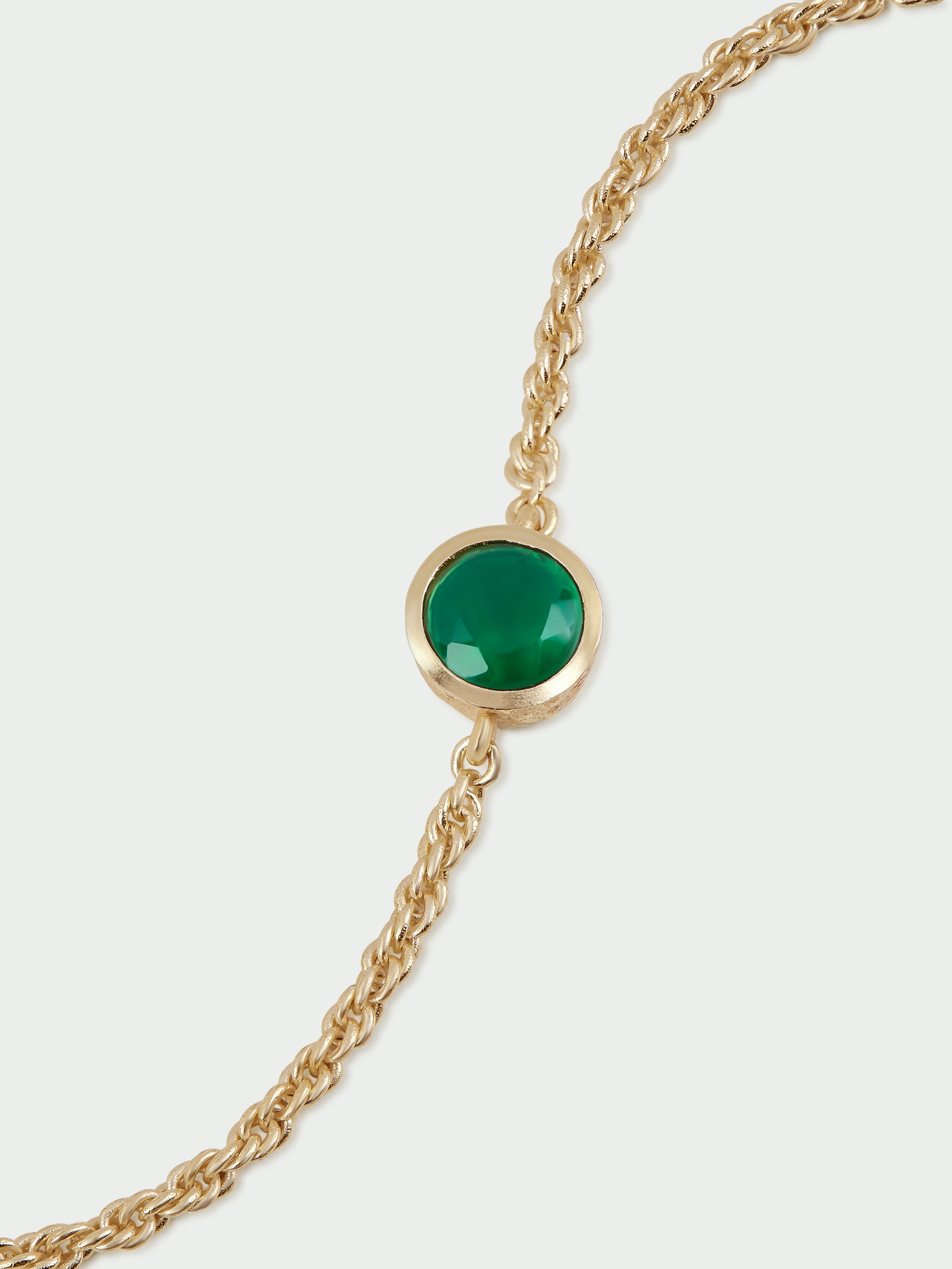 Birthstone Green Onyx Bracelet