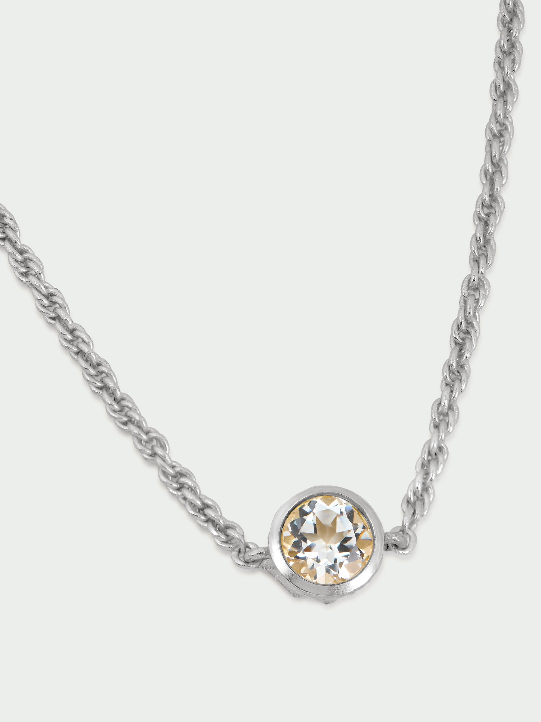 Birthstone White Topaz Bracelet