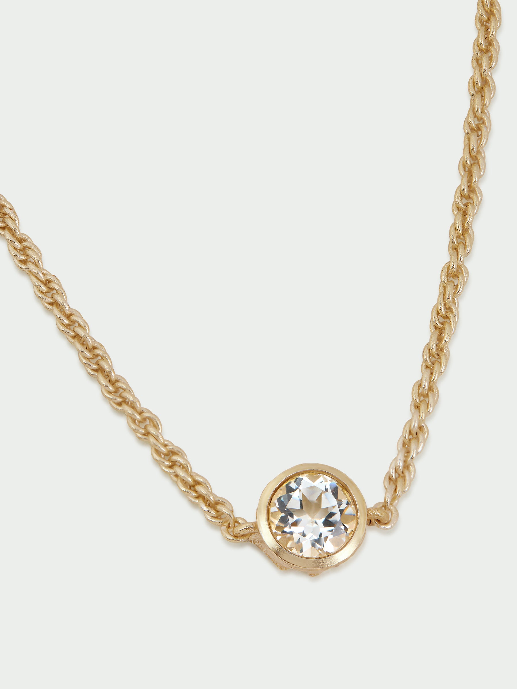 Birthstone White Topaz Bracelet