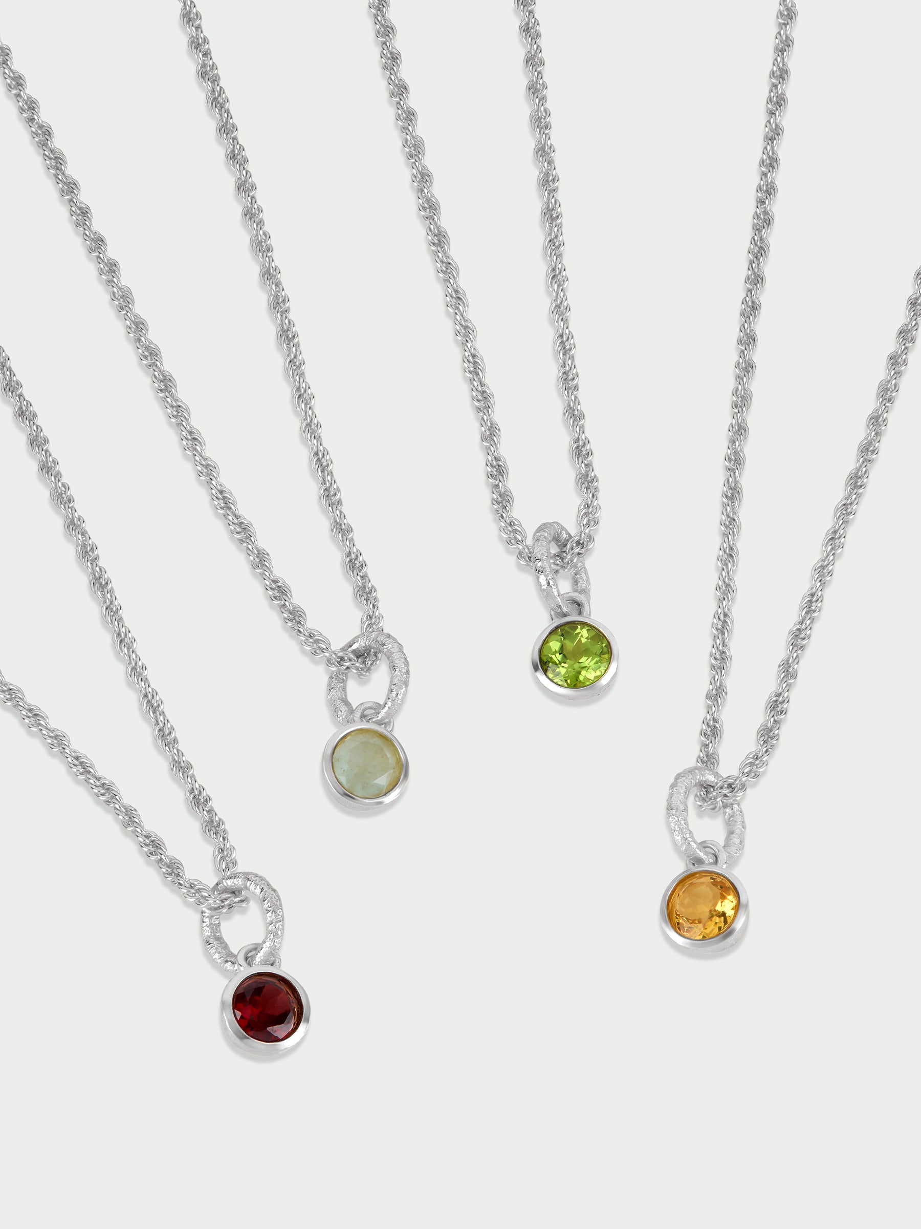 Birthstone Aquamarine Necklace