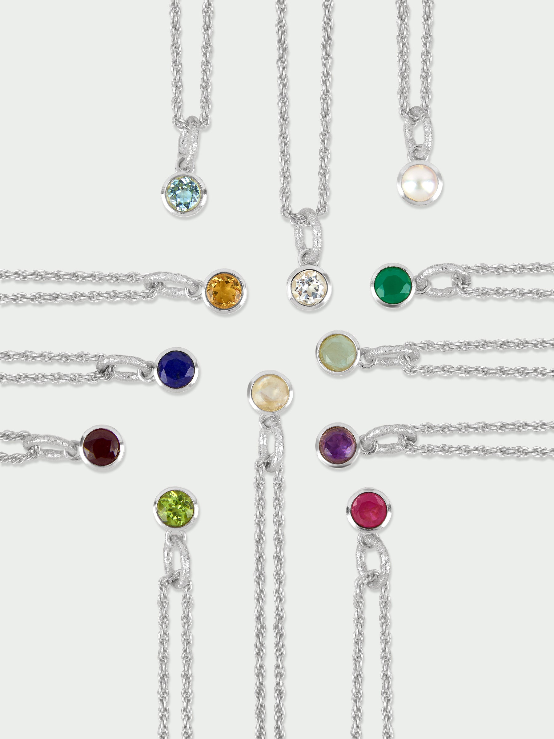 Birthstone Aquamarine Necklace