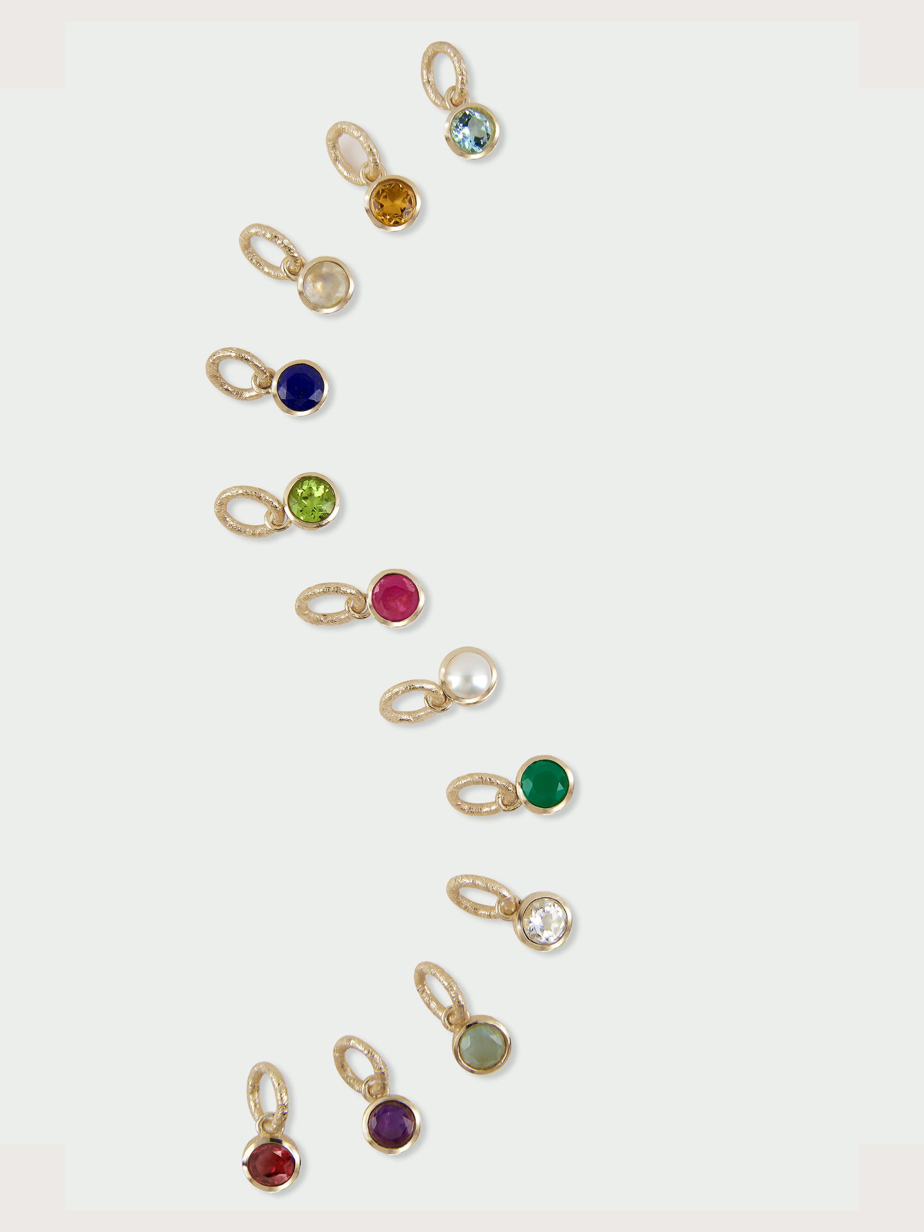 Birthstone Stud Earrings