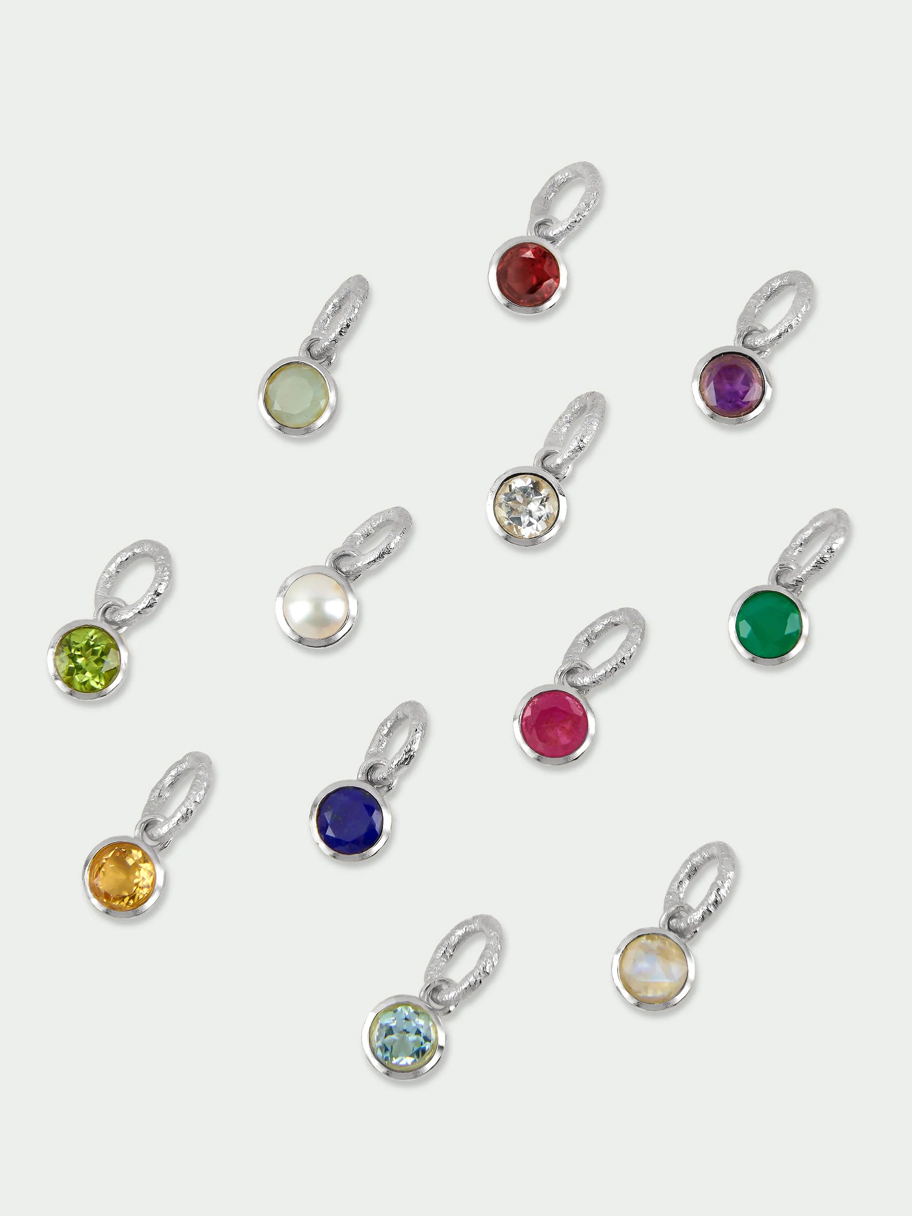 Birthstone Charm, Pearl