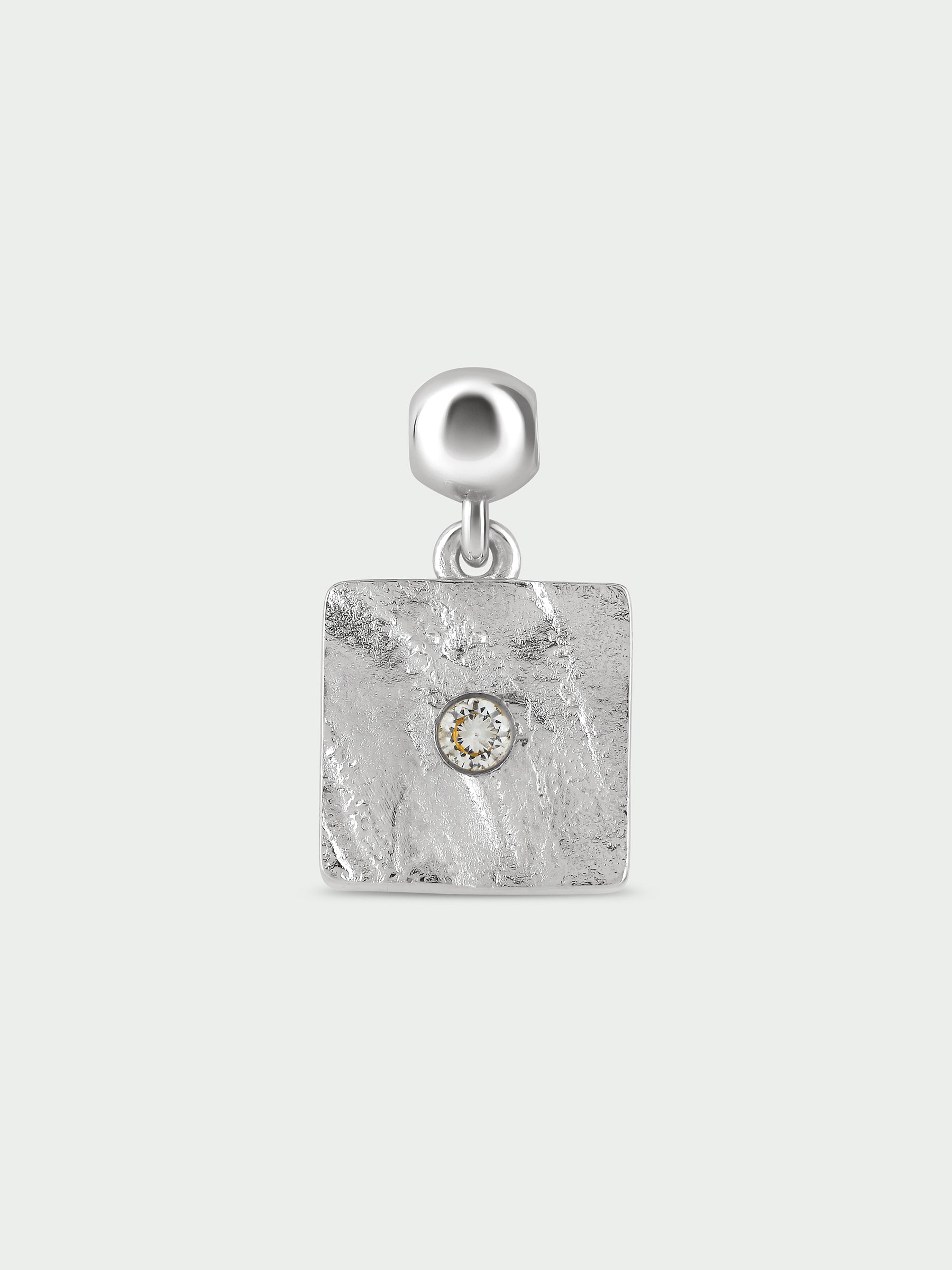 Birthstone Slider, White Topaz