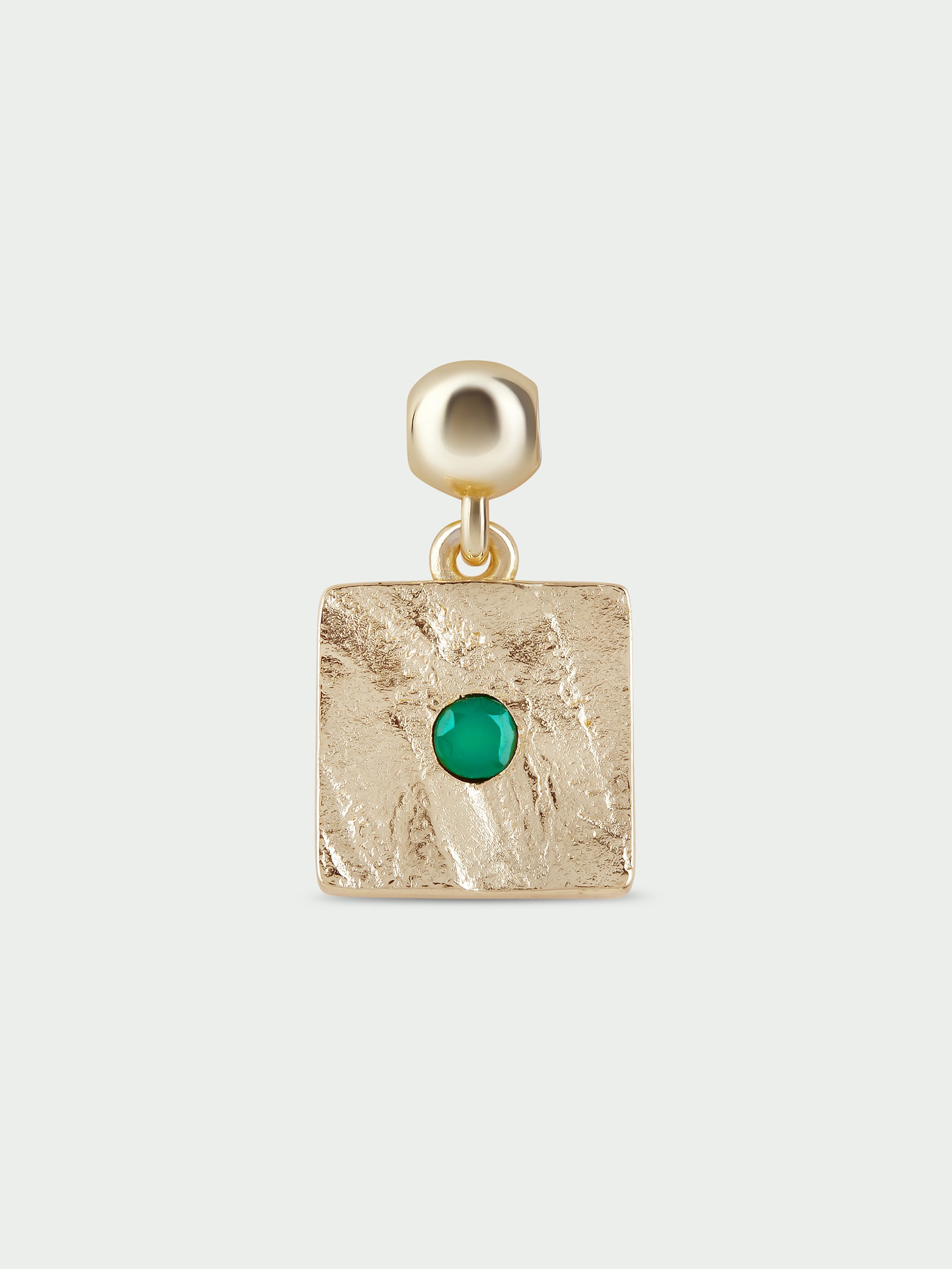 Birthstone Slider, Green Onyx