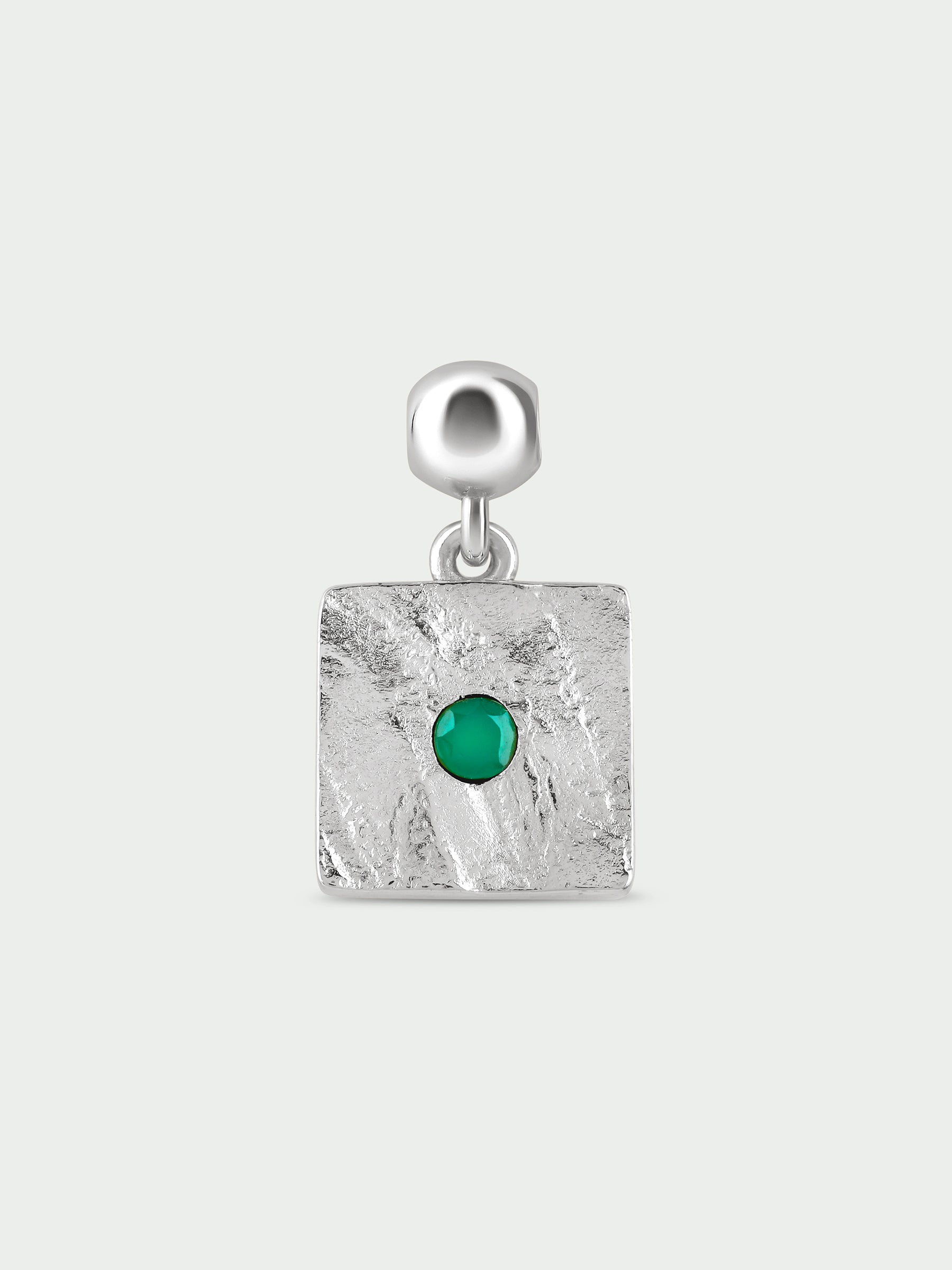 Birthstone Slider, Green Onyx