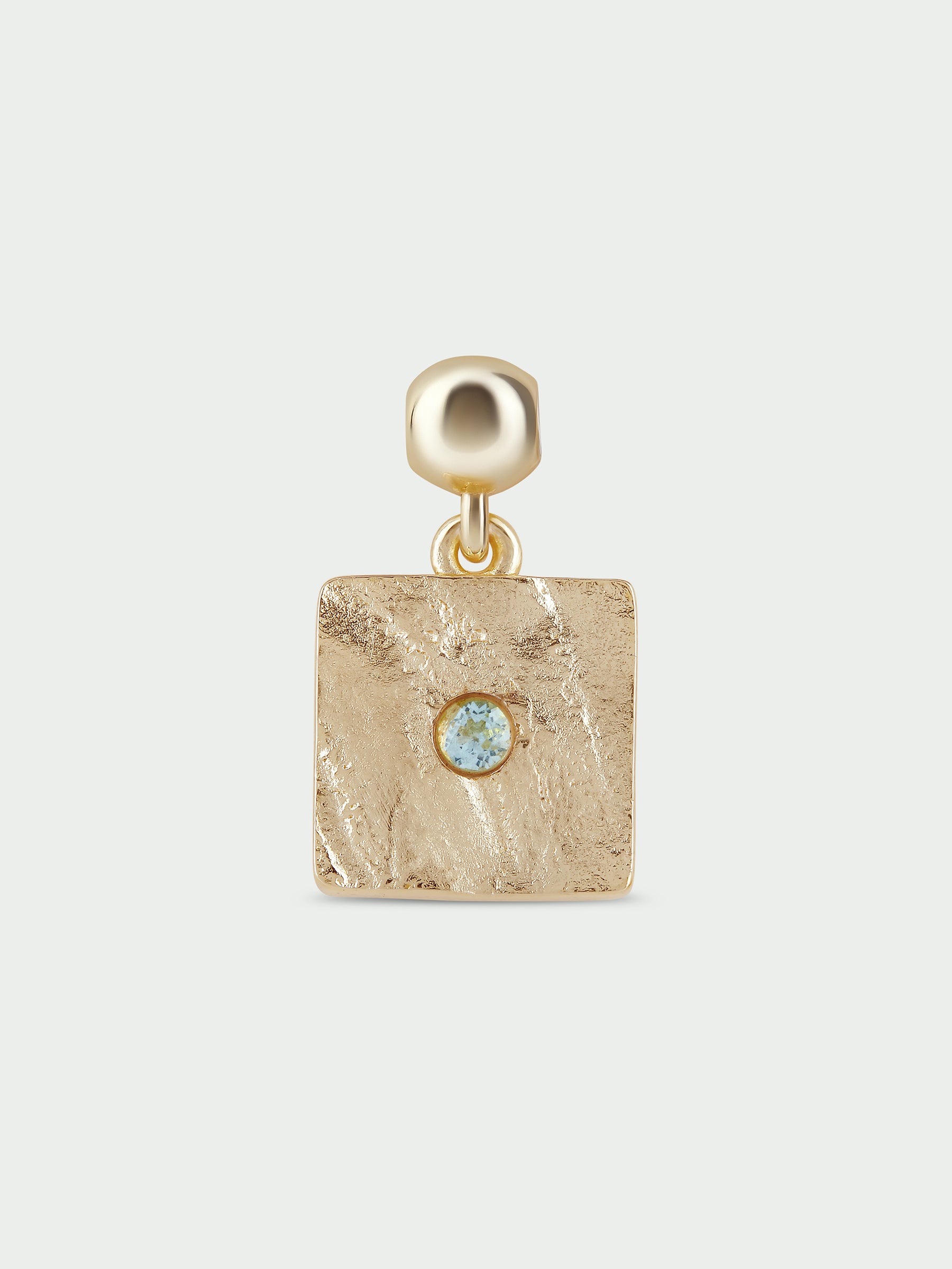 Birthstone Slider, Blue Topaz