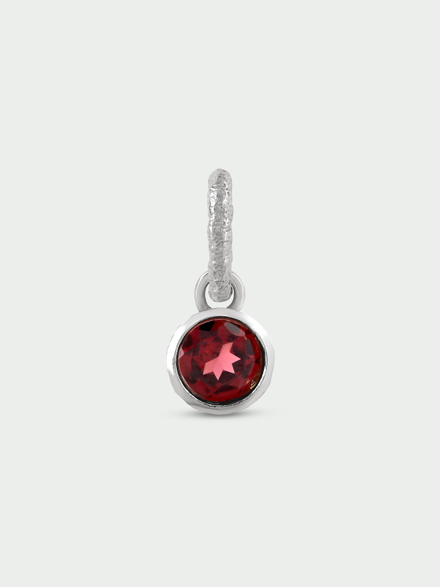 Birthstone Charm, Garnet