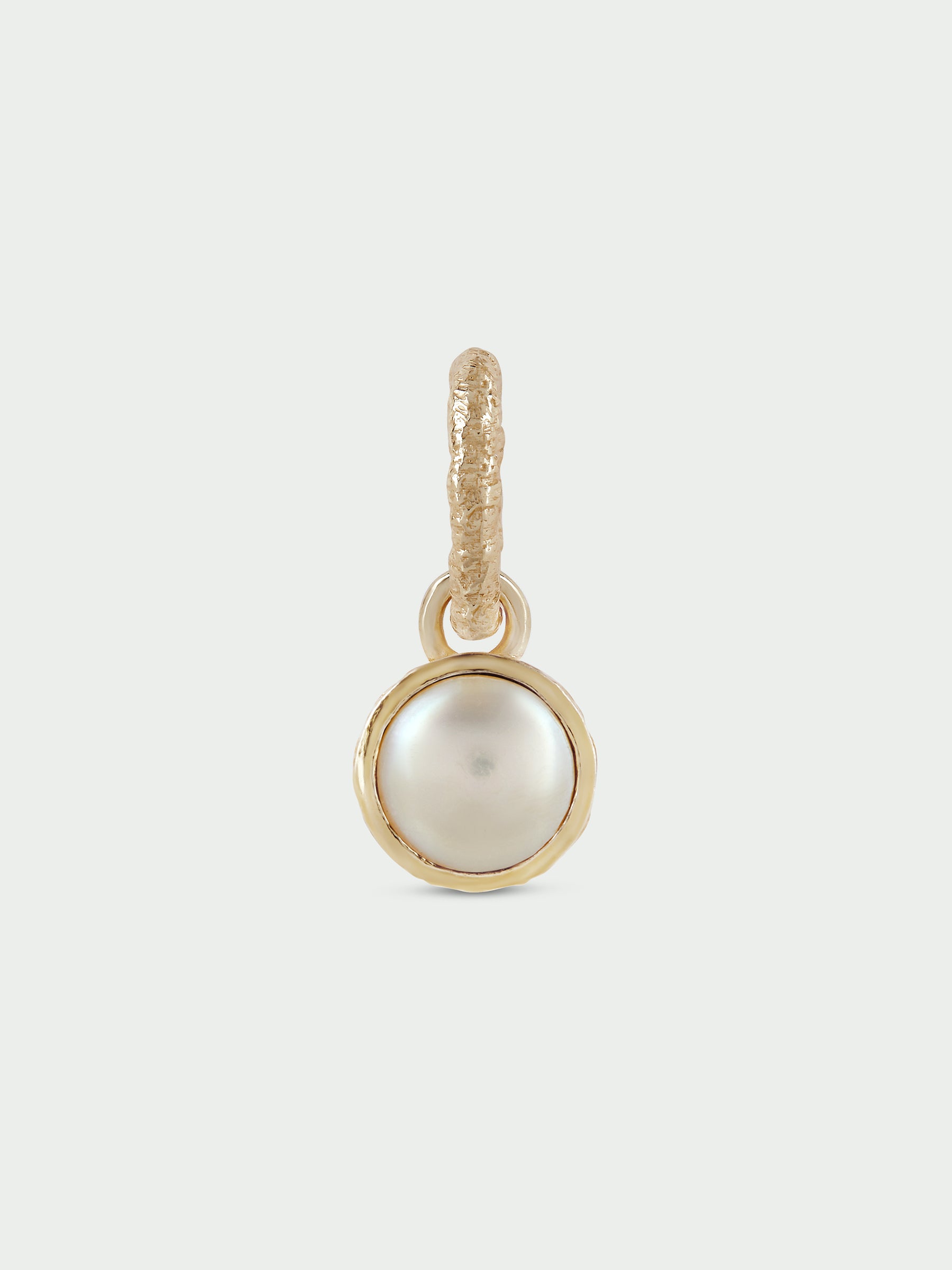 Birthstone Charm, Pearl