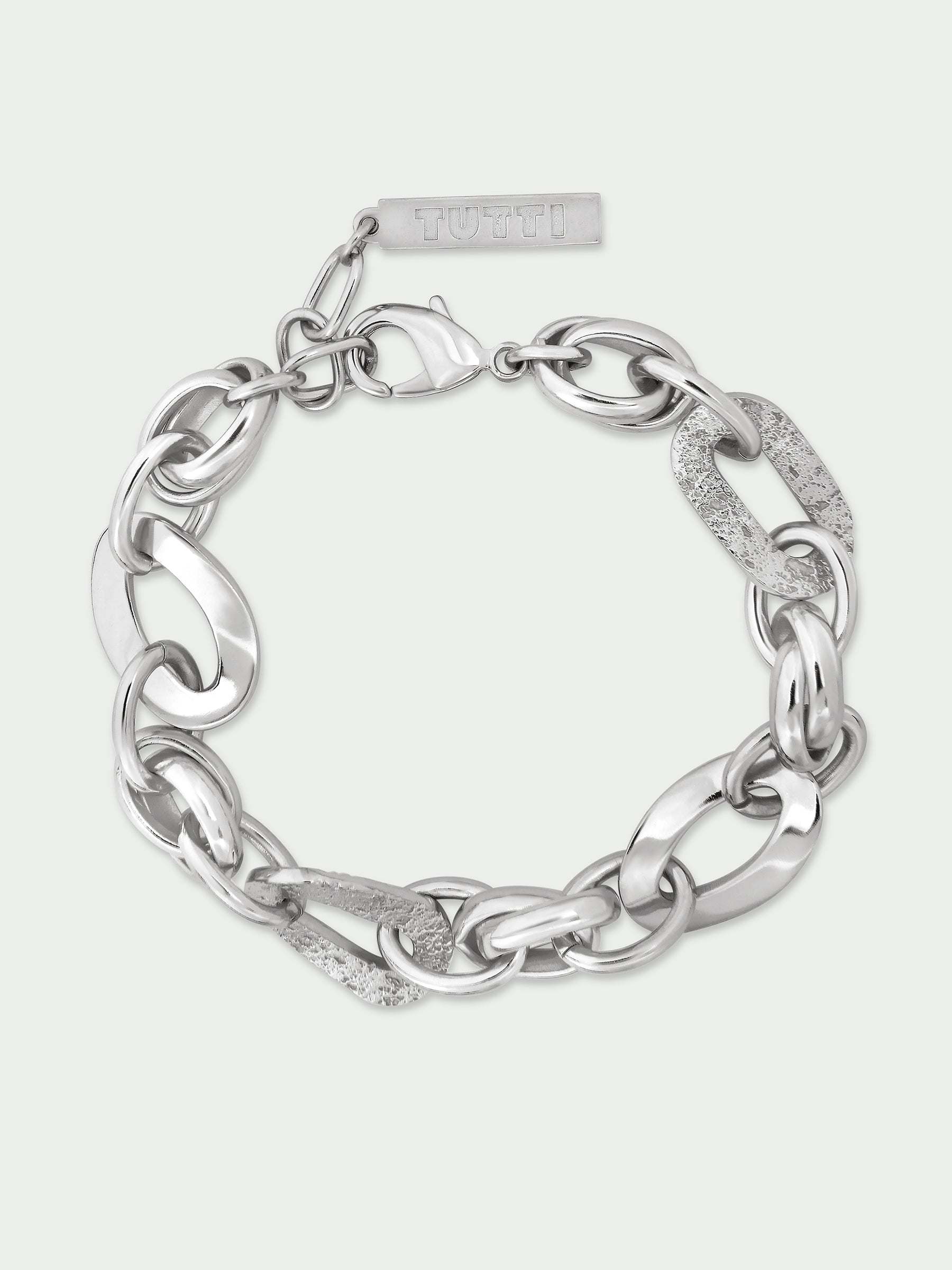 RAOING Shave Chain Bracelet 21㎝ Wave Chain Bracelet |Jewellery that reflects modern simplicity