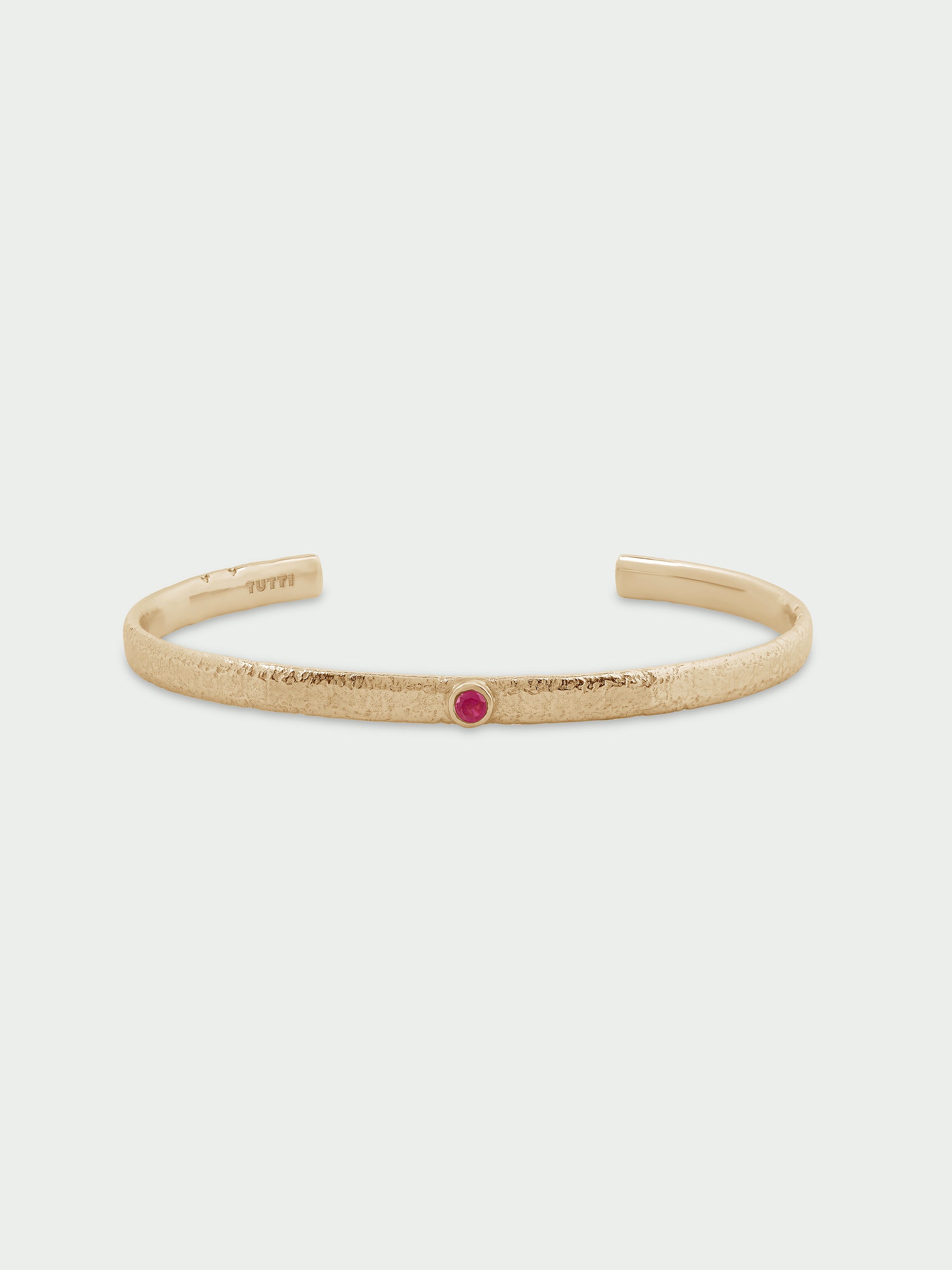 Birthstone Bangle, Ruby