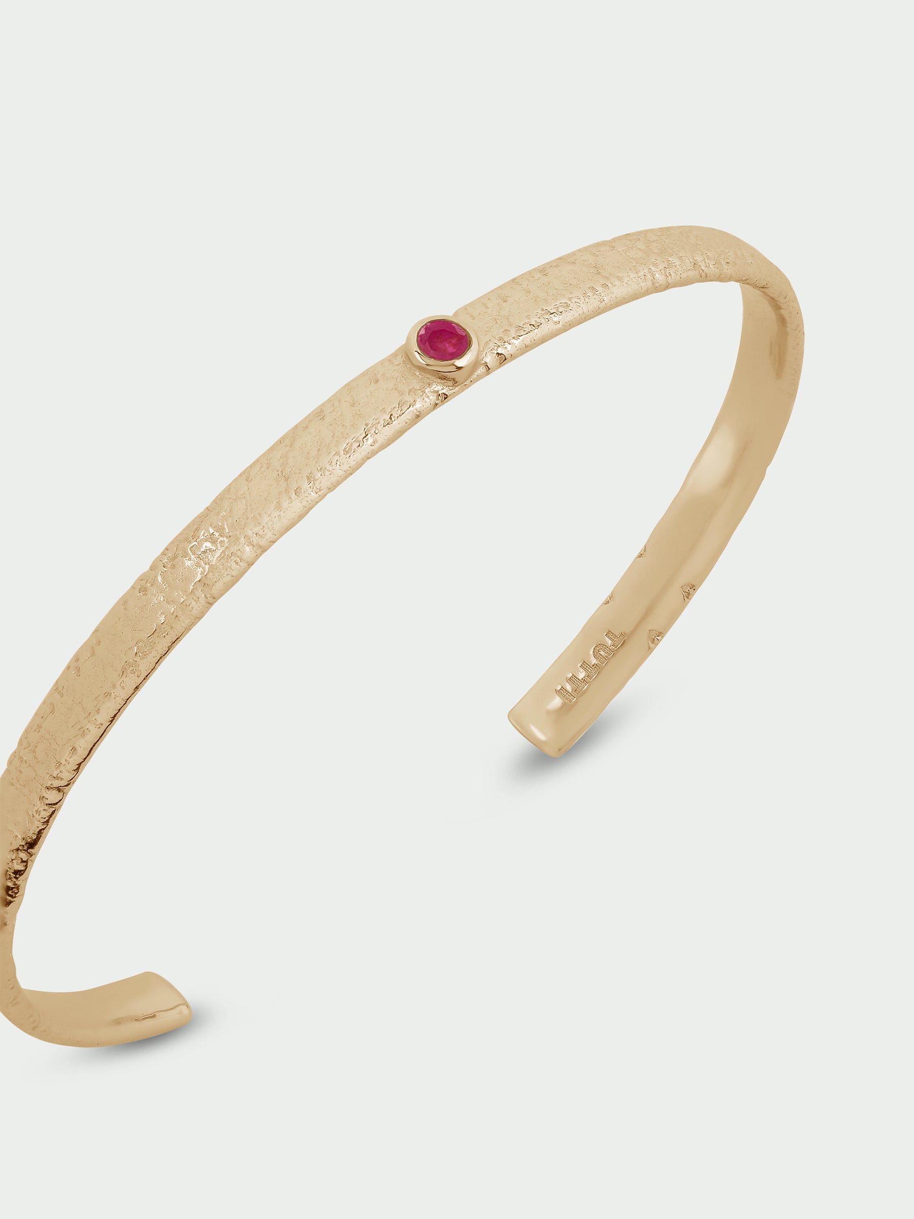 Birthstone Bangle, Ruby