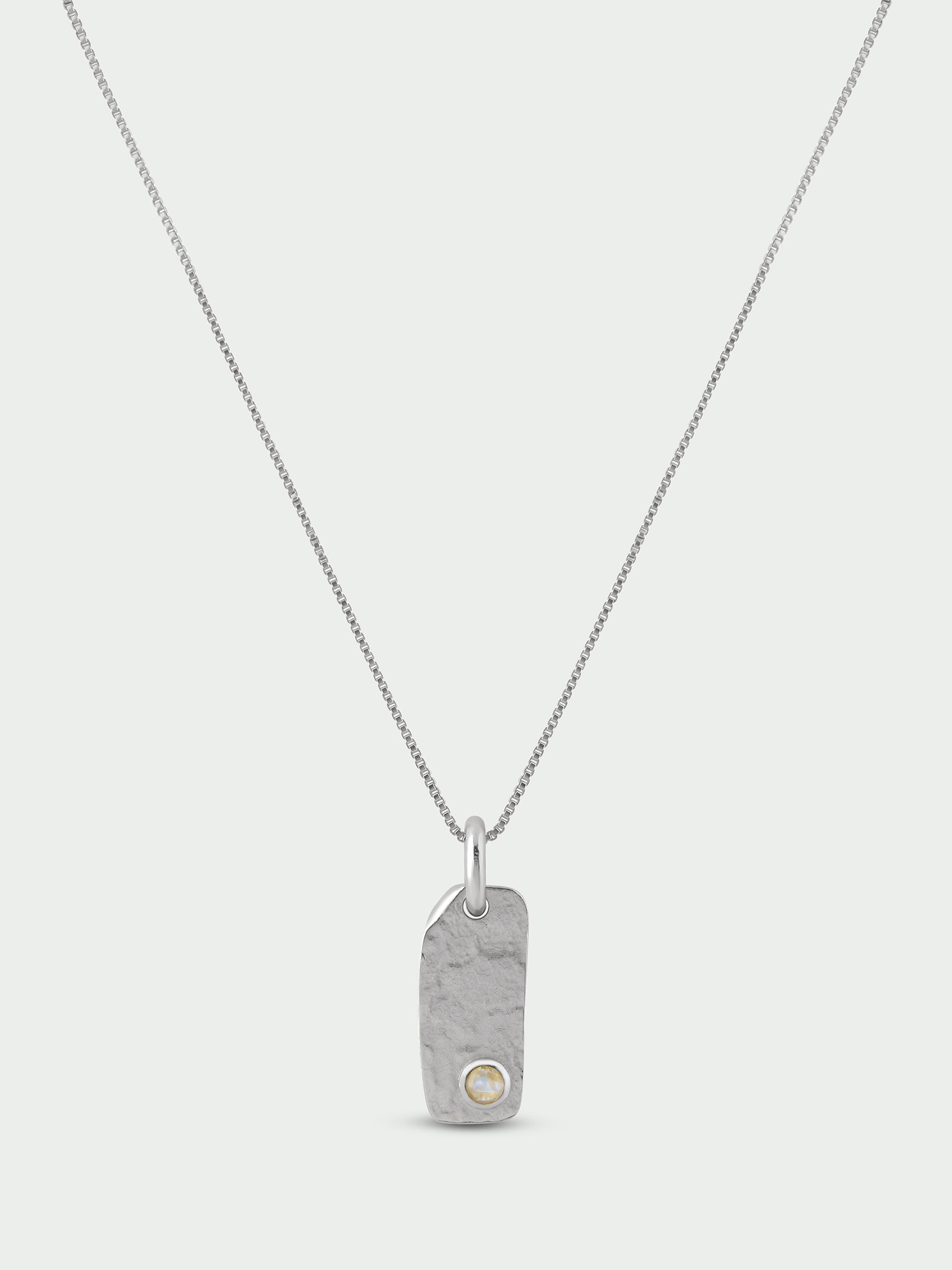 Birthstone Organic Necklace, Moonstone