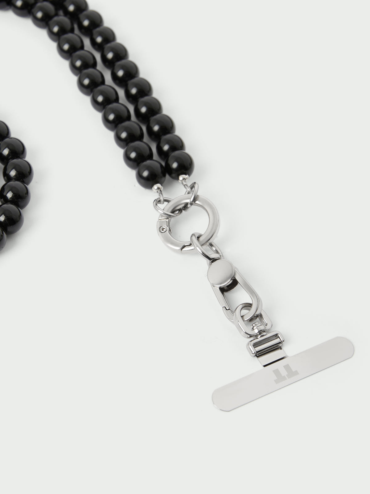Midnight Long Bead Phone Lanyard