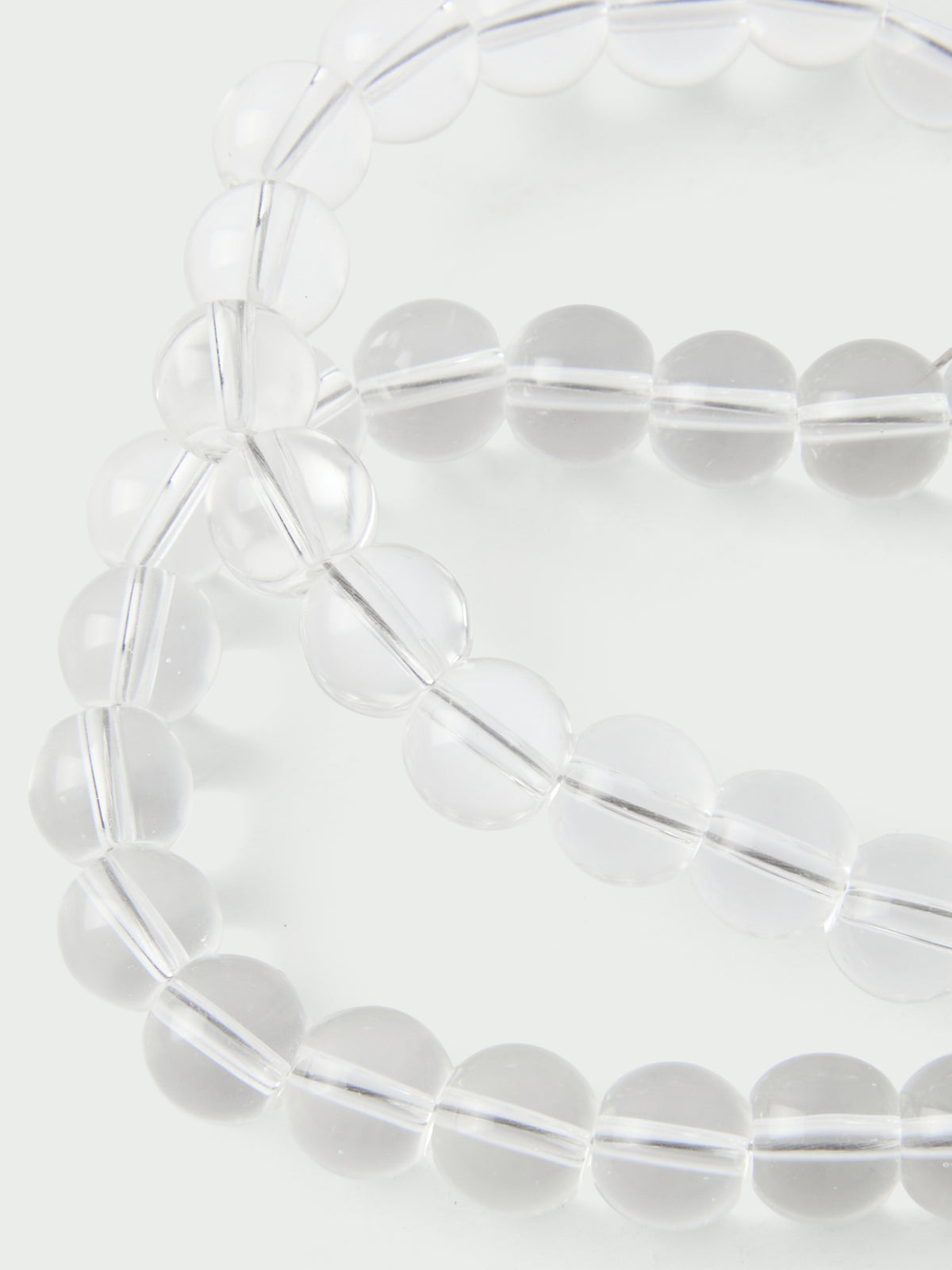 Natural Short Bead Phone Lanyard