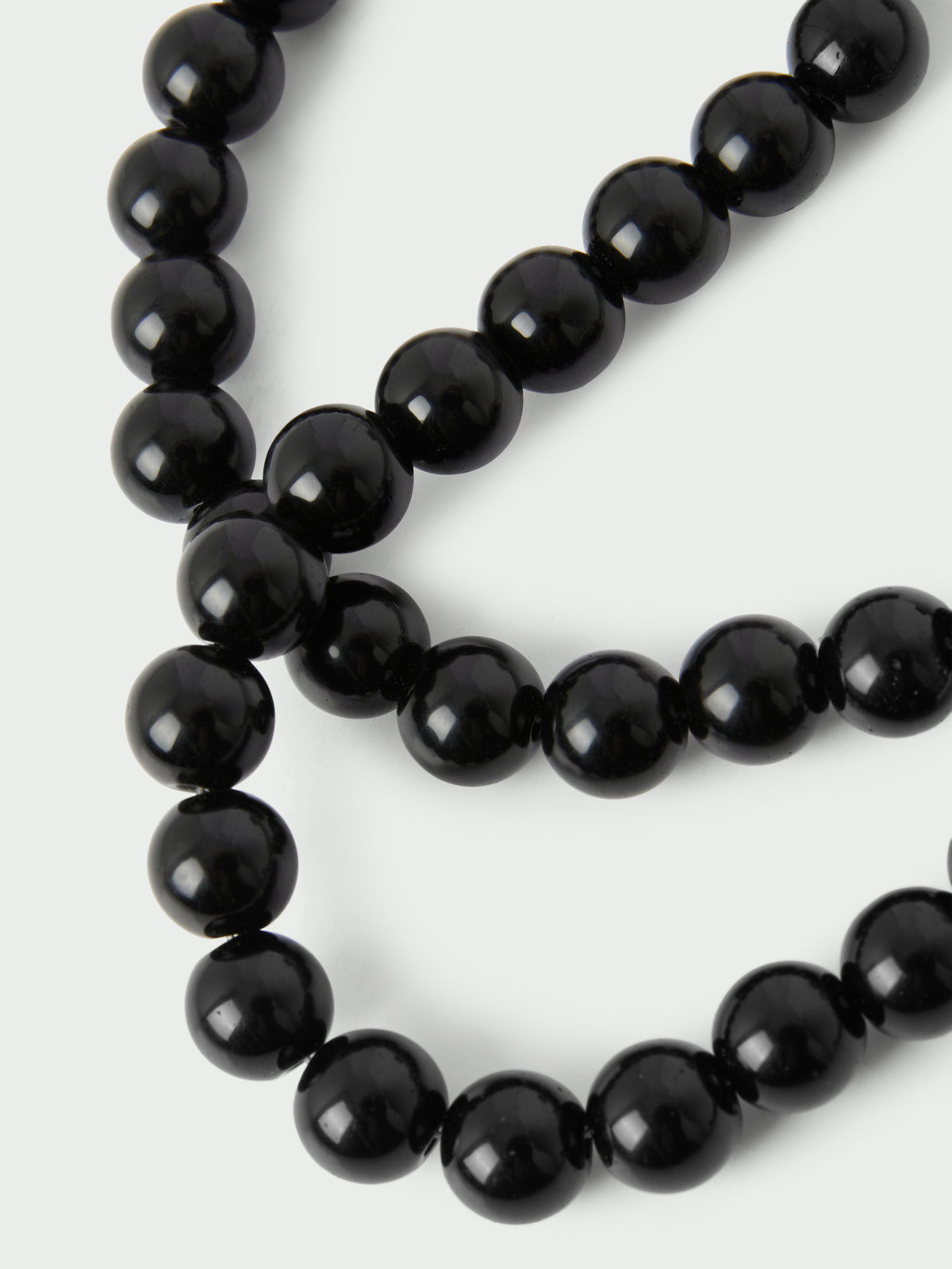 Midnight Short Bead Phone Lanyard