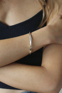 Aspen Bangle Silver - Tutti & Co