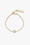 Pearl Birthstone Bracelet Gold