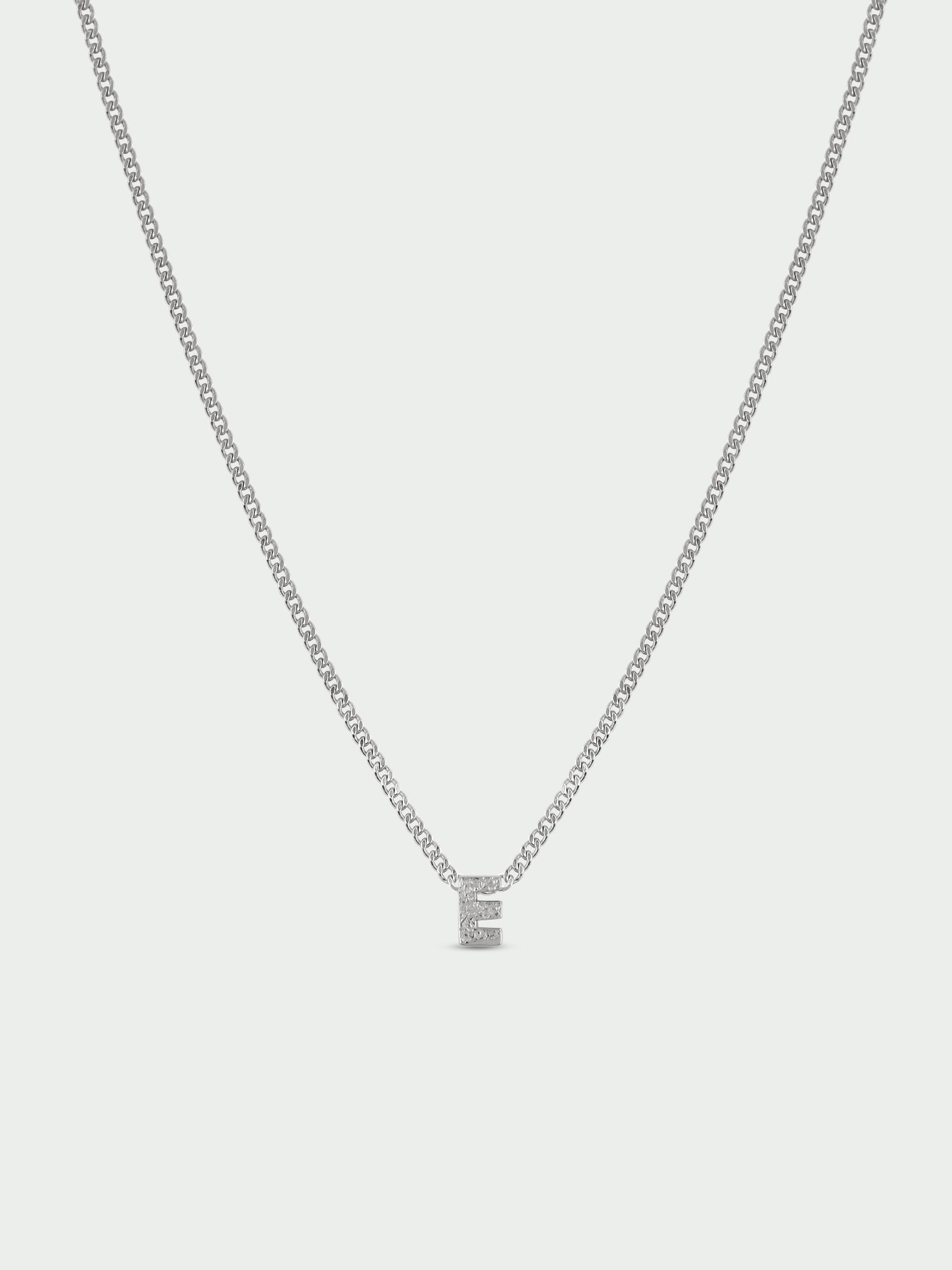 Alphabet E Necklace