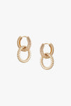 Amber Earrings Gold